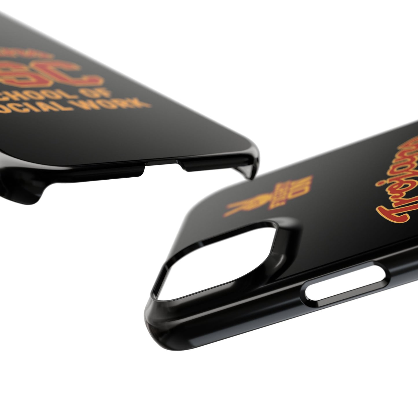 USC Trojans Slim I-Phone Case - School of Social Work (Black)