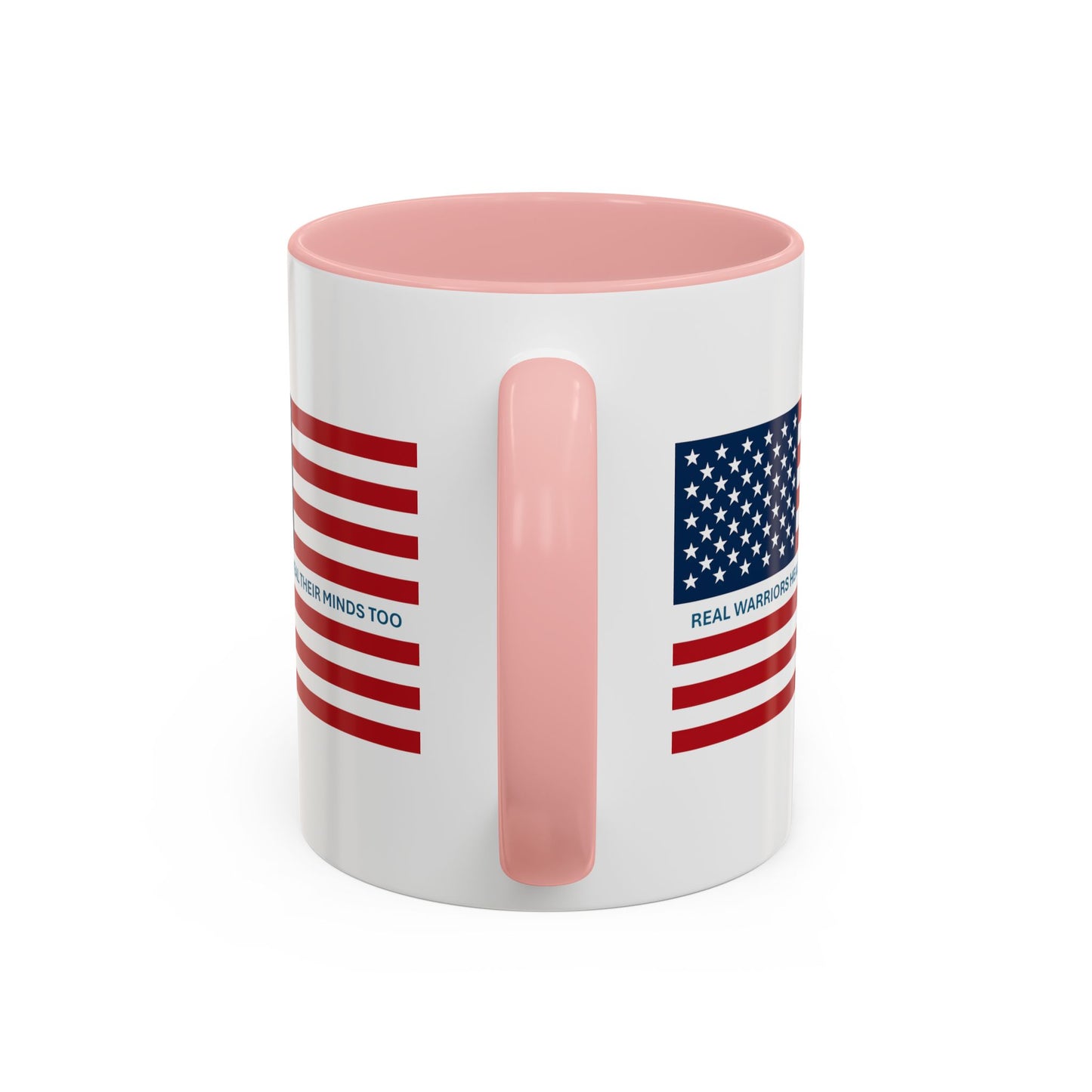 Military Social Work -Empowering Coffee Mug - "Real Warriors Heal Their Minds Too " - Perfect Gift for Advocates and Supporters