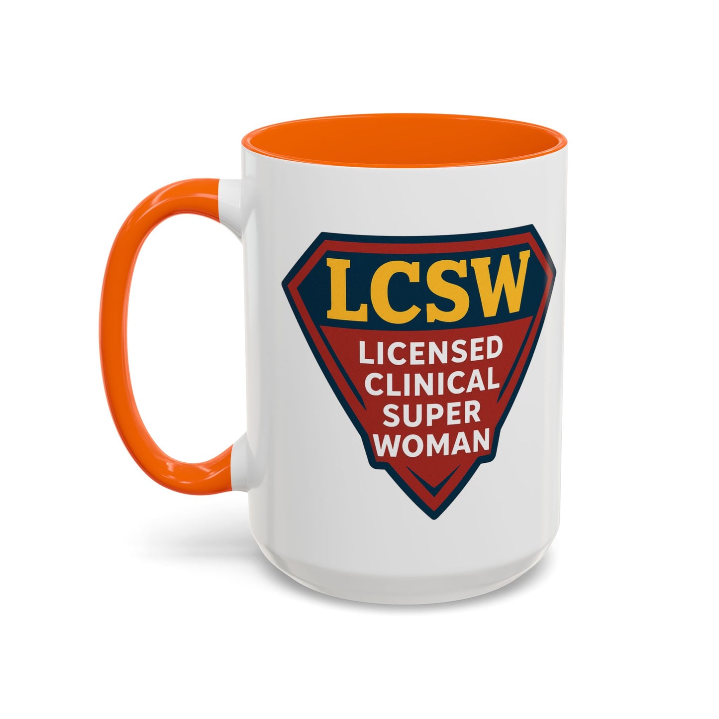 LCSW & School Social Worker Coffee Mug – Fueled by Coffee & Chaos (Various Colors)