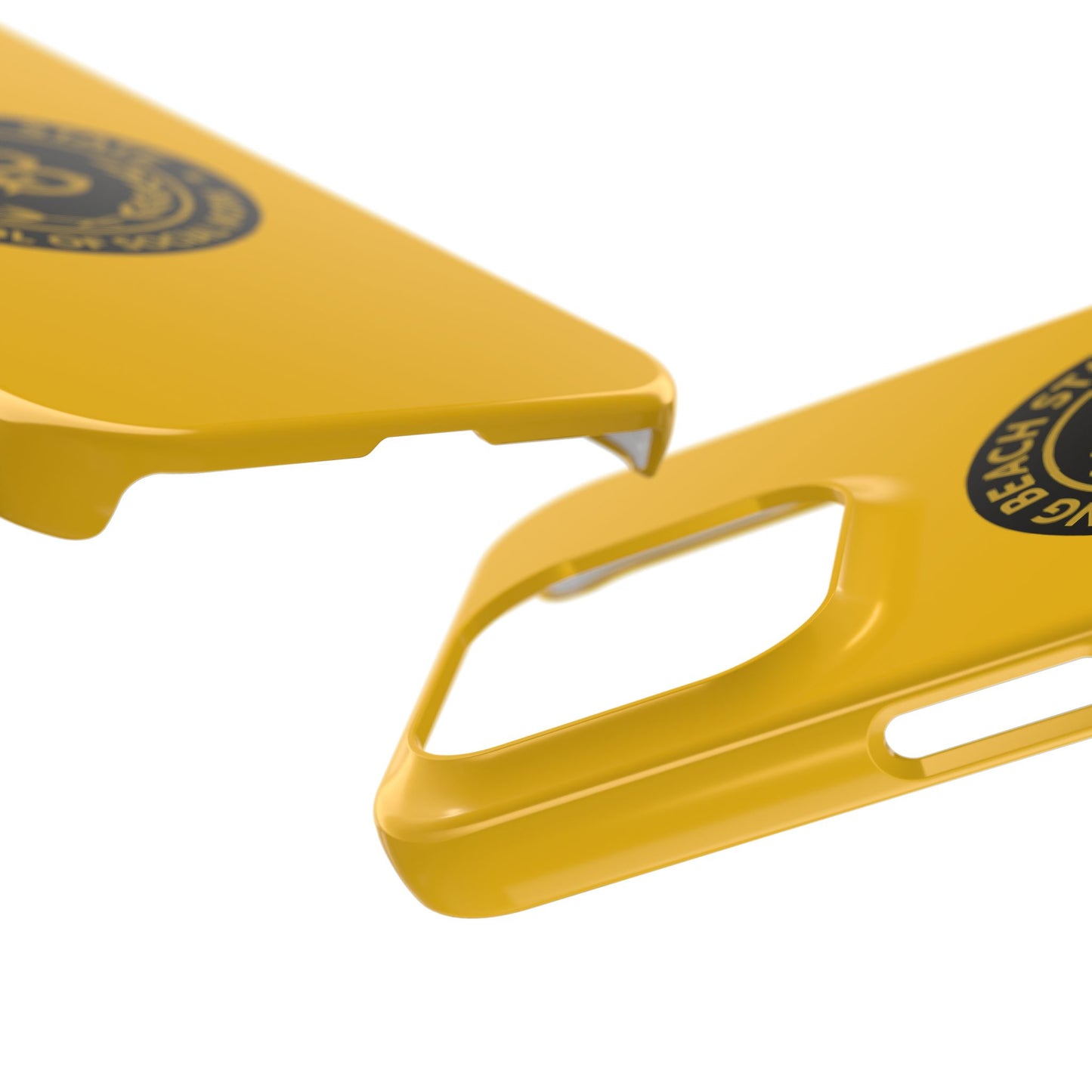 Long Beach State University - Slim I-Phone Case - School of Social Work (Yellow)