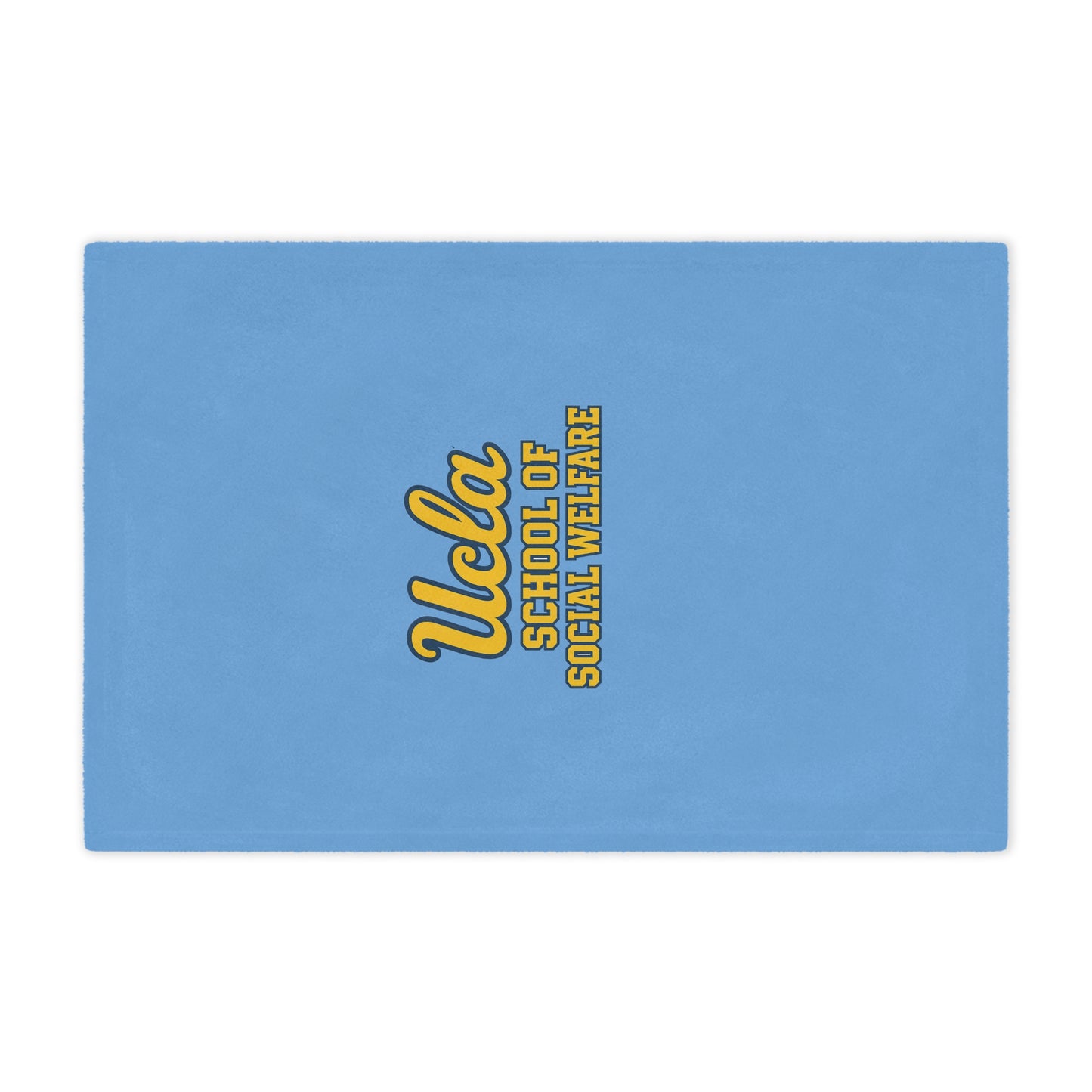 UCLA - School of Social Welfare Mini Blanket - Great for your office chair or your couch at home!