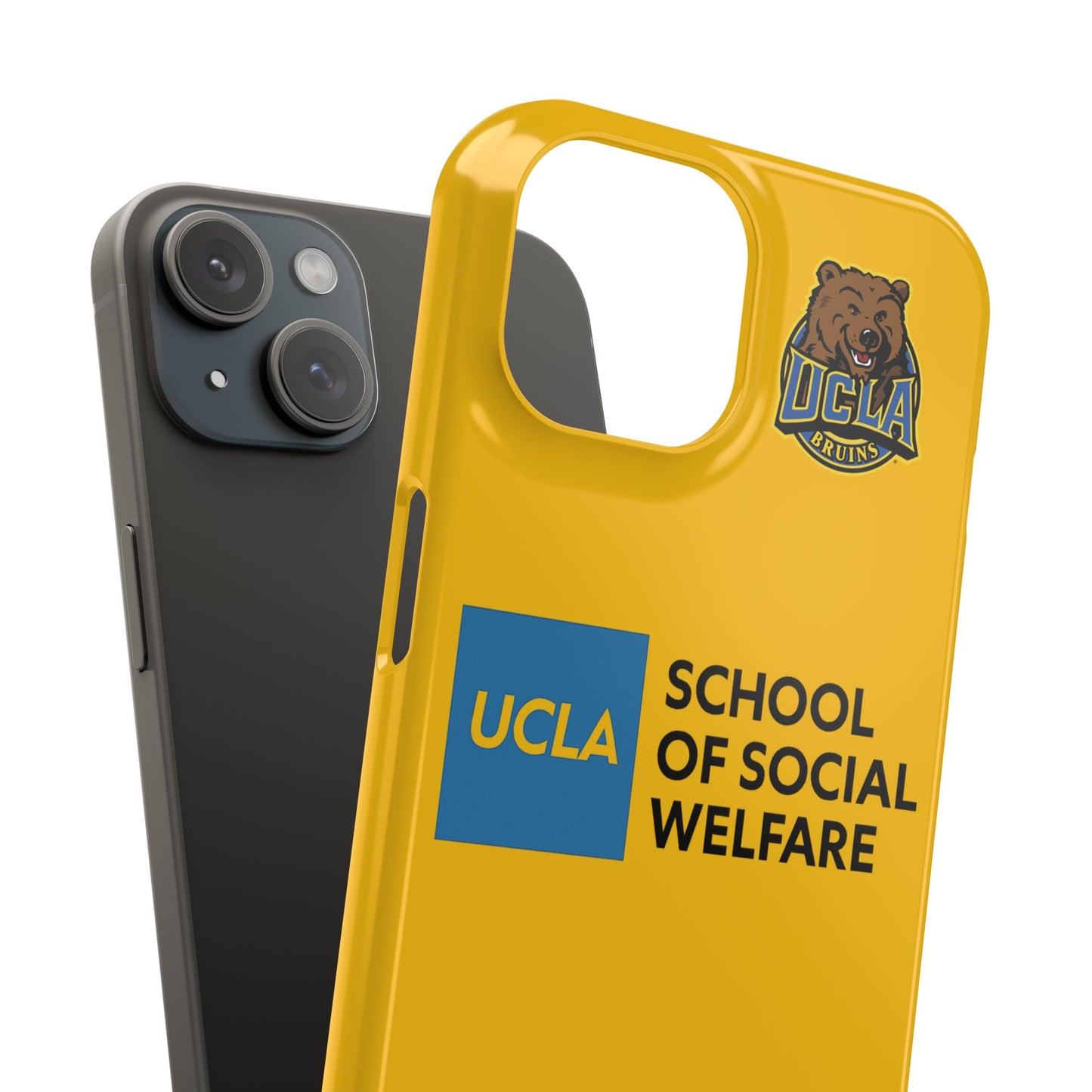 UCLA Slim I-Phone Case - School of Social Welfare (Yellow)