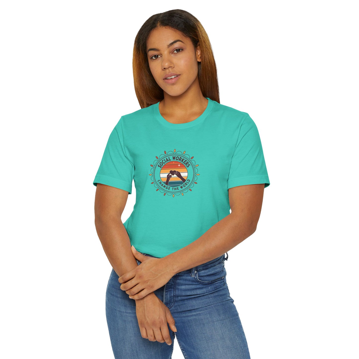 T-Shirt — Soul Worker Retro Sunset Graphic (Find Your Way) - Social Worker