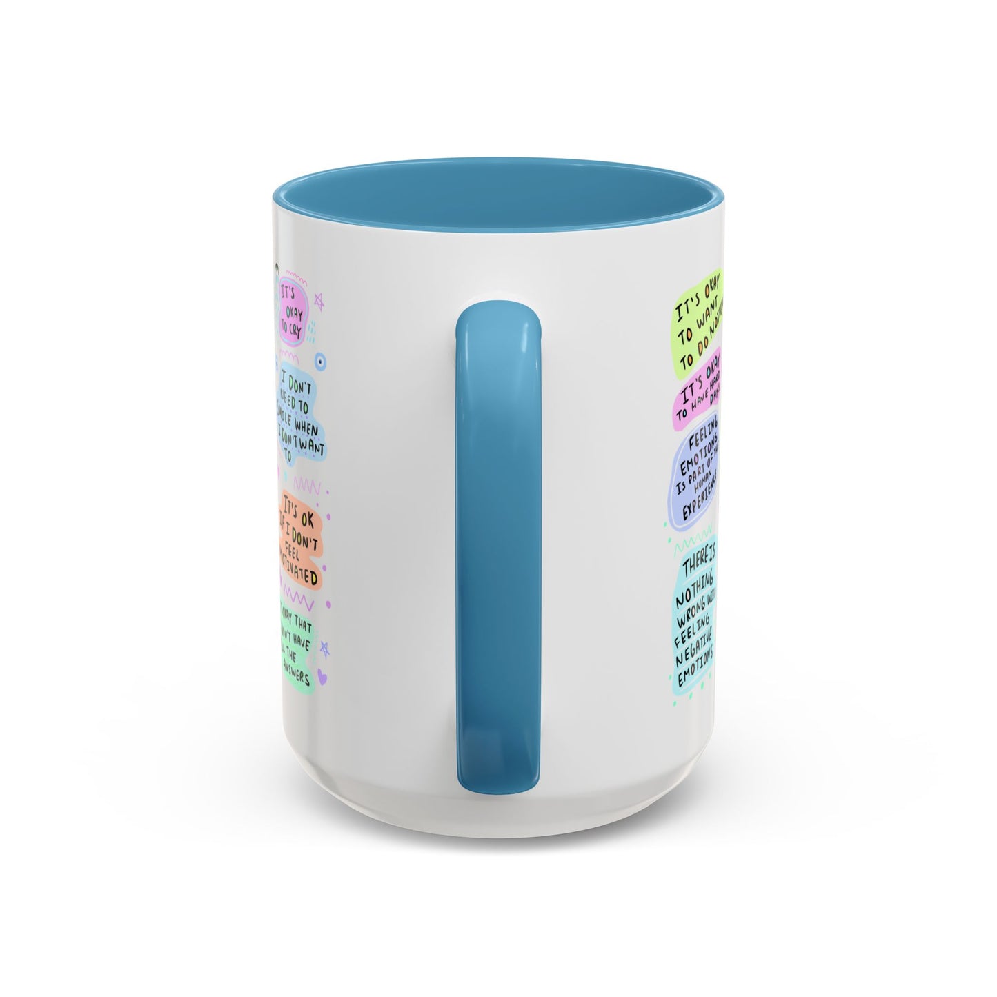 Mental Health Coffee Mug — "My Mental Health Cup" Affirmation Accent Mug
