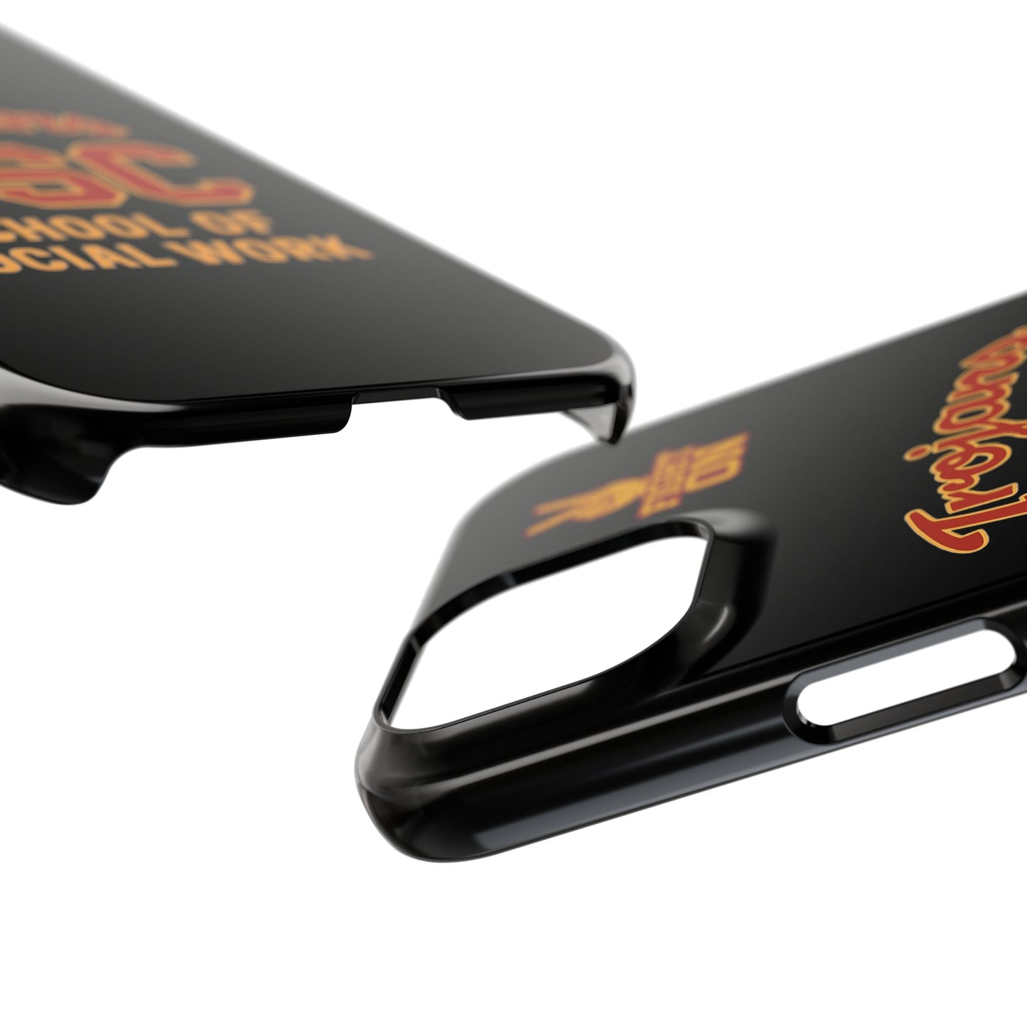 USC Trojans Slim I-Phone Case - School of Social Work (Black)