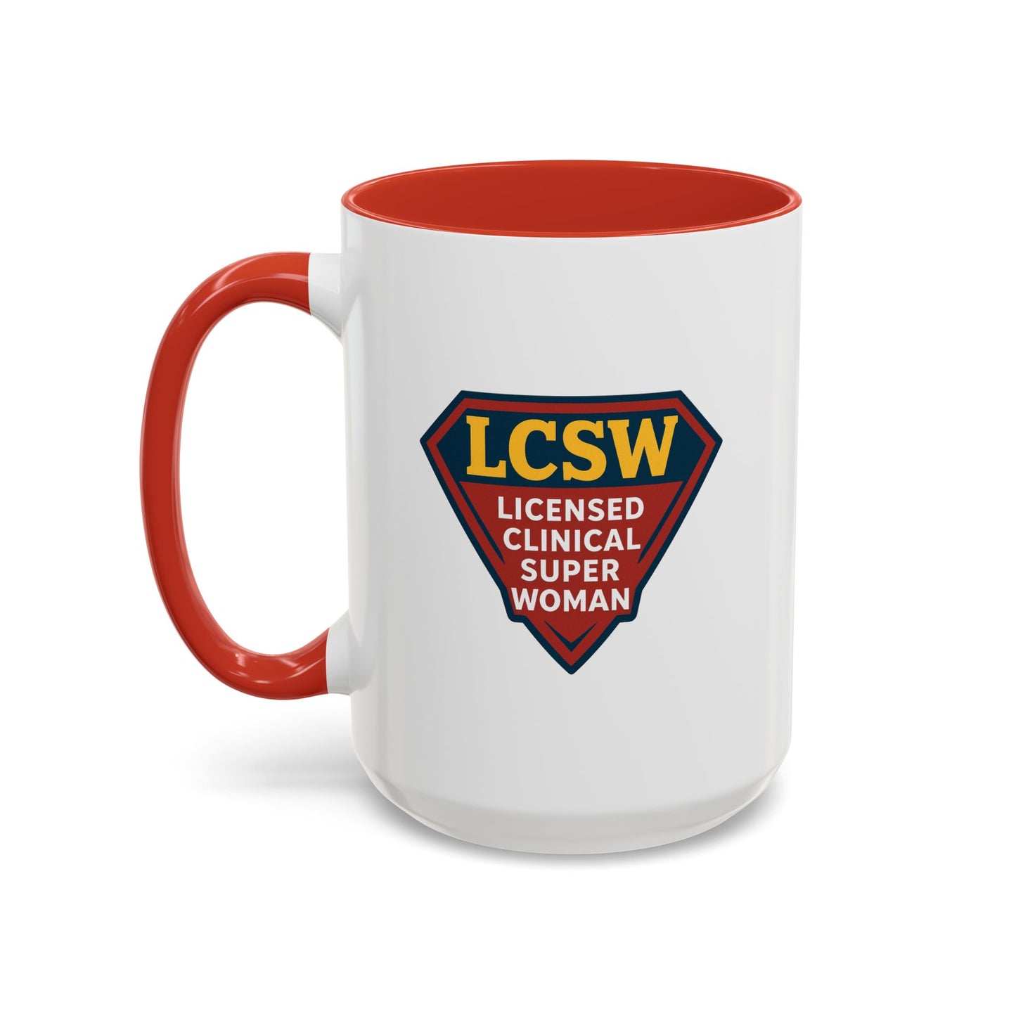 LCSW & School Social Worker Coffee Mug – Fueled by Coffee & Chaos (Various Colors)