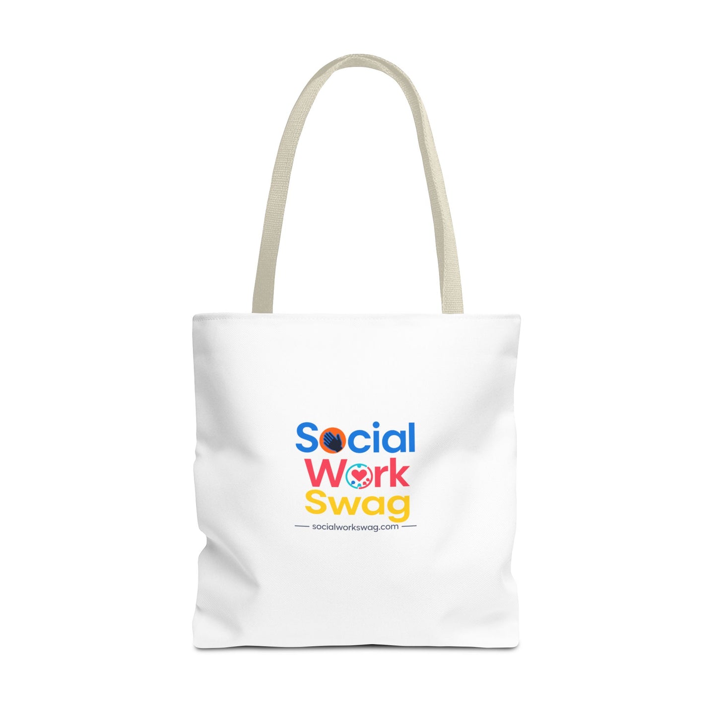 Social Work Swag Tote Bag — Colorful Social Worker Gift Tote