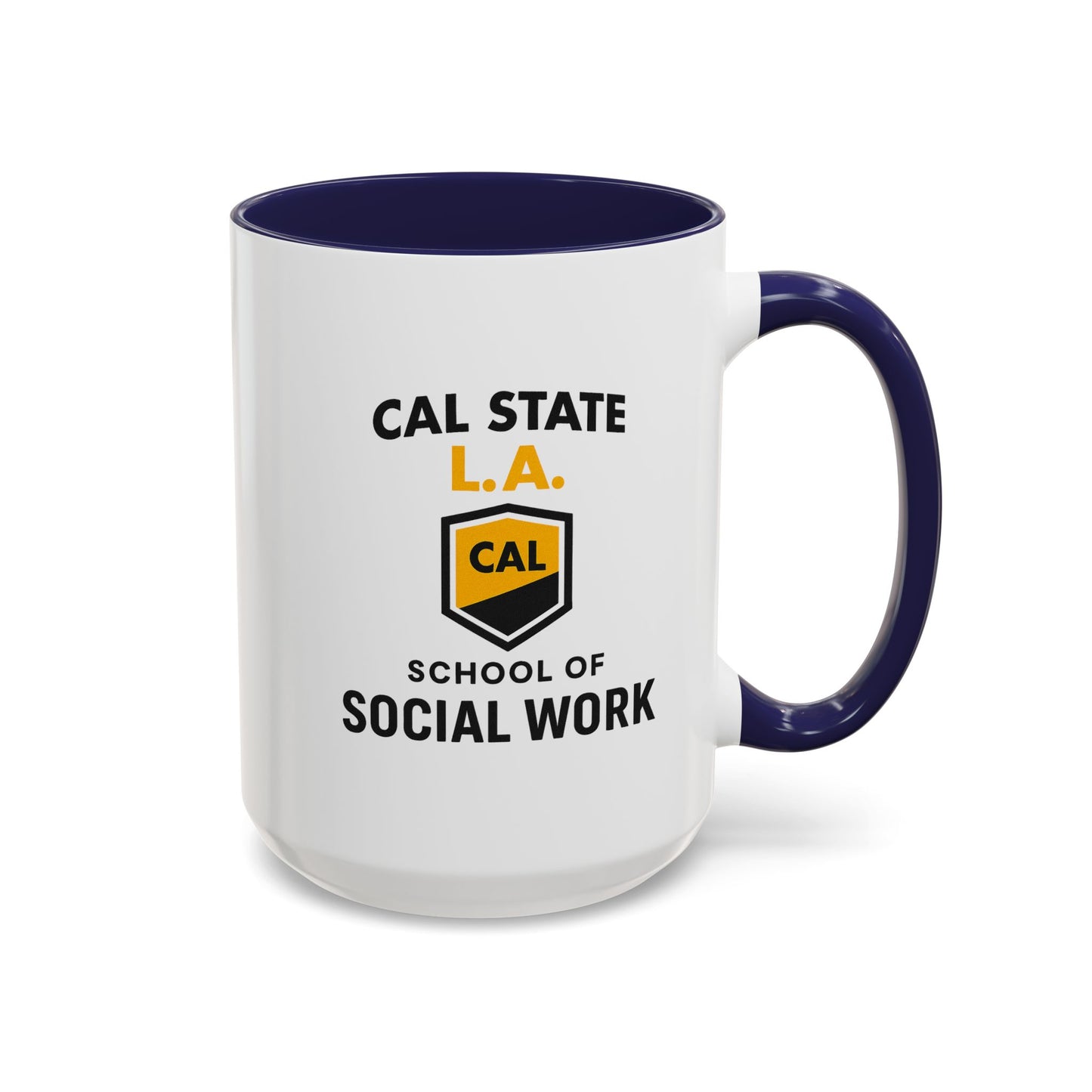 CSULA. - School of Social Work -Accent Mug - 15oz