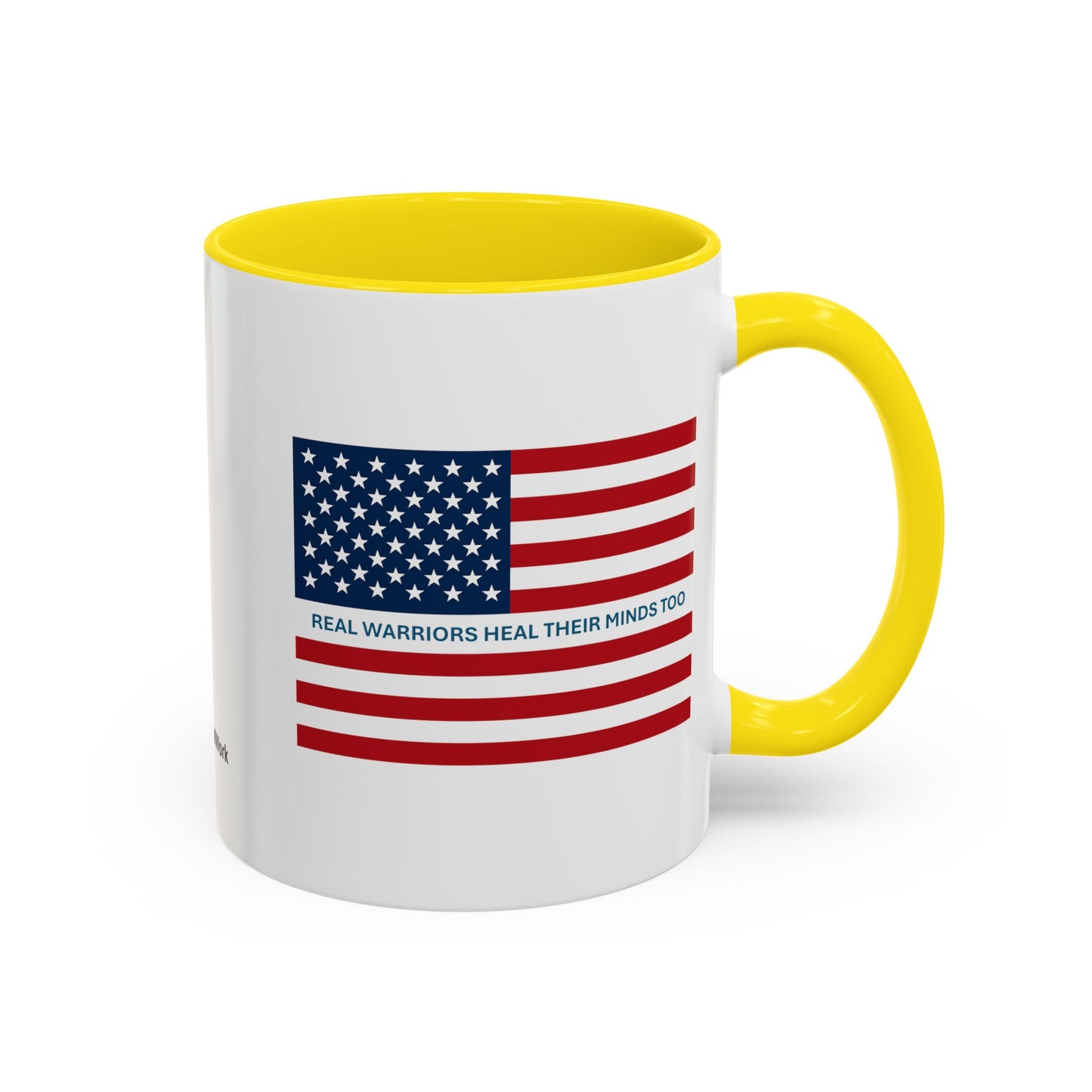 Military Social Work -Empowering Coffee Mug - "Real Warriors Heal Their Minds Too " - Perfect Gift for Advocates and Supporters