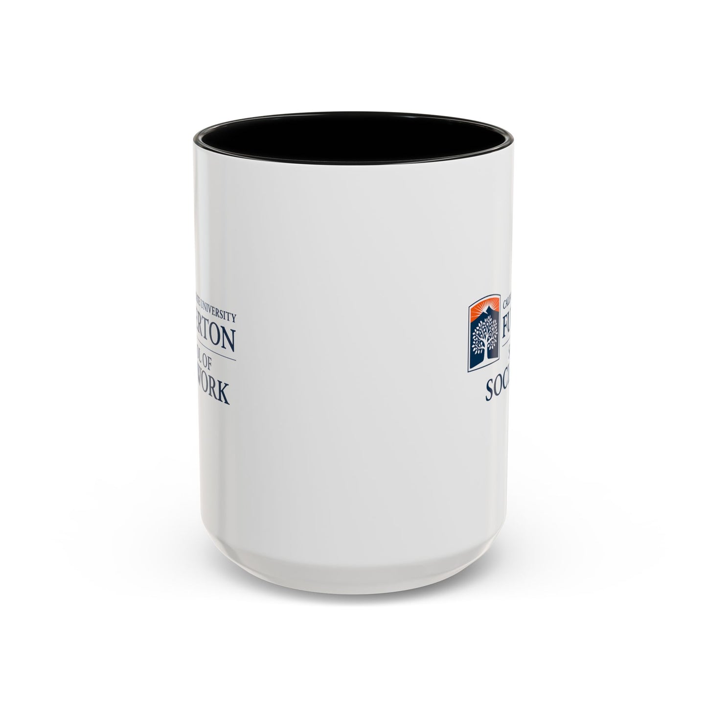 Fullerton School of Social Work Customized Accent Coffee Mug - 15oz