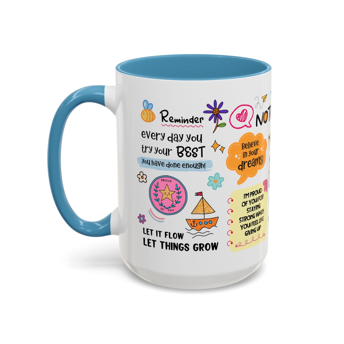 Note to Self Inspirational Coffee Mug — Motivational Quotes 15oz - Social Worker