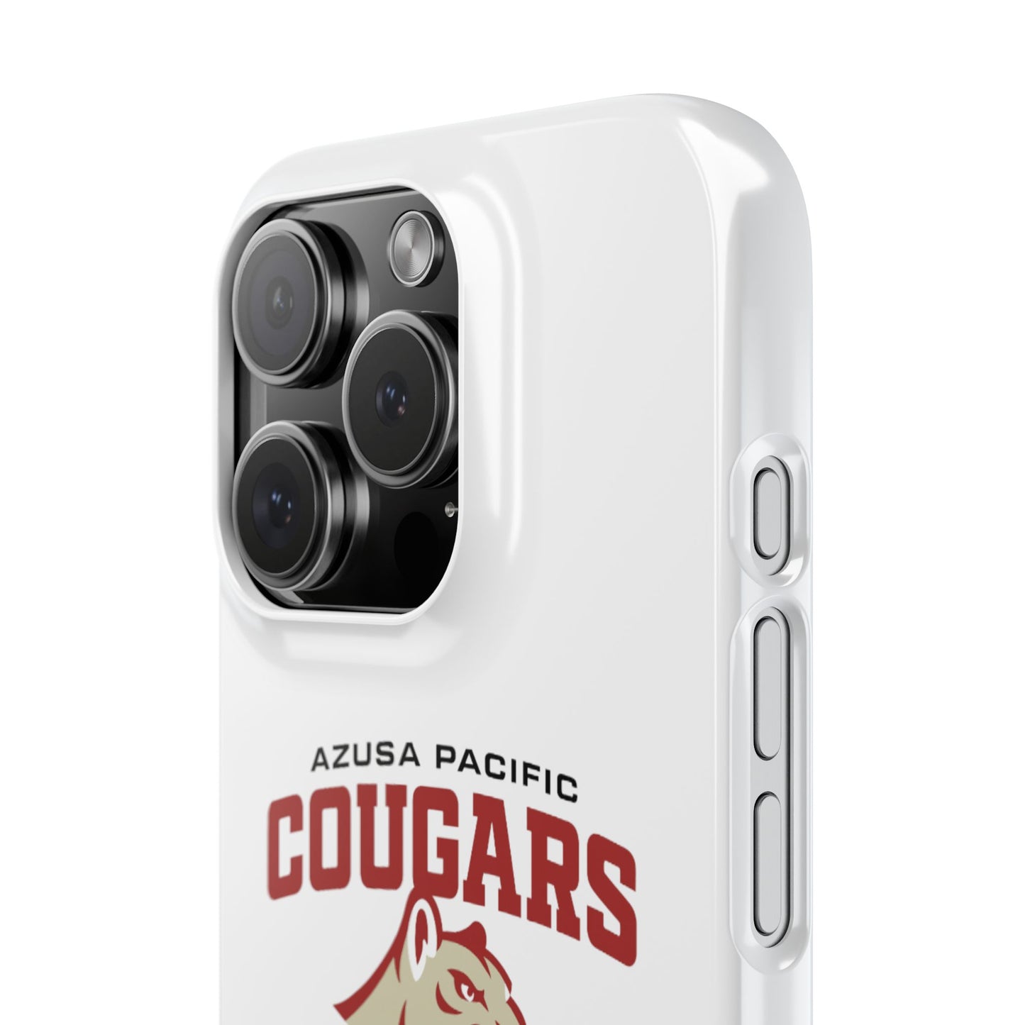 Azuza Pacific University - Slim I-Phone Case - School of Social Work (White)