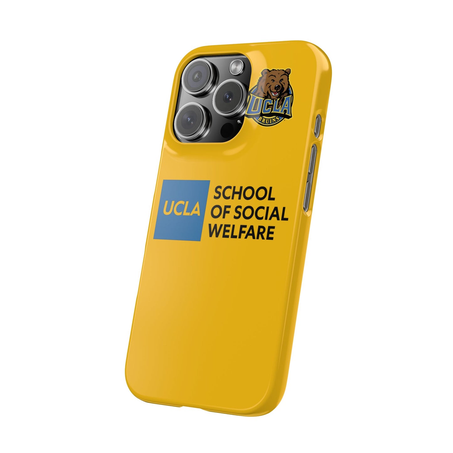 UCLA Slim I-Phone Case - School of Social Welfare (Yellow)