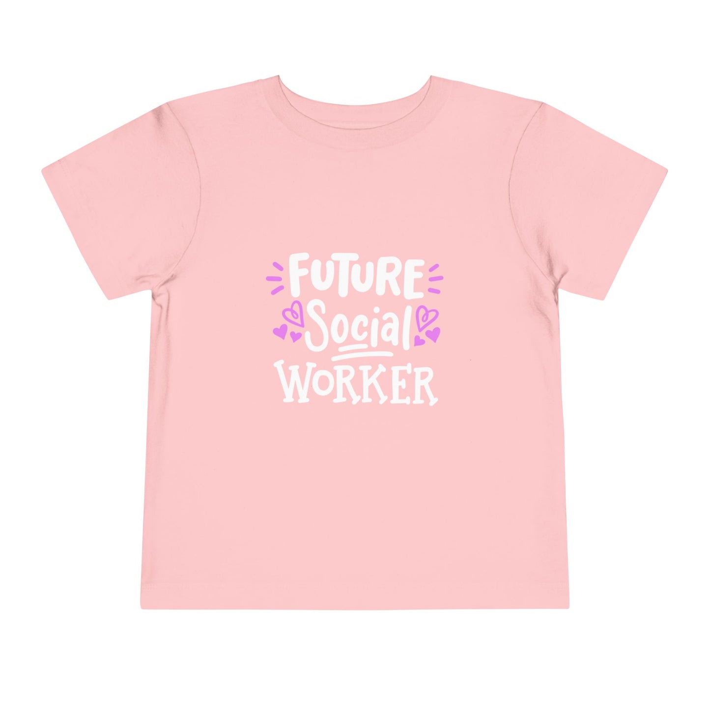 Toddler Tee — “Future Social Worker” Short Sleeve Shirt
