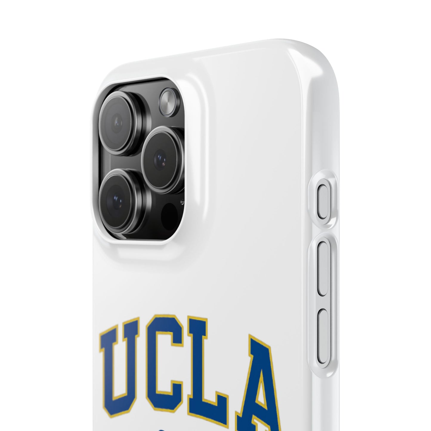 UCLA Slim I-Phone Case - School of Social Welfare-Text Logo (White)