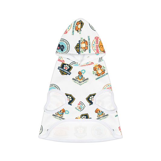 Pet Hoodie — Cute Support Badge Pattern Dog Hoodie