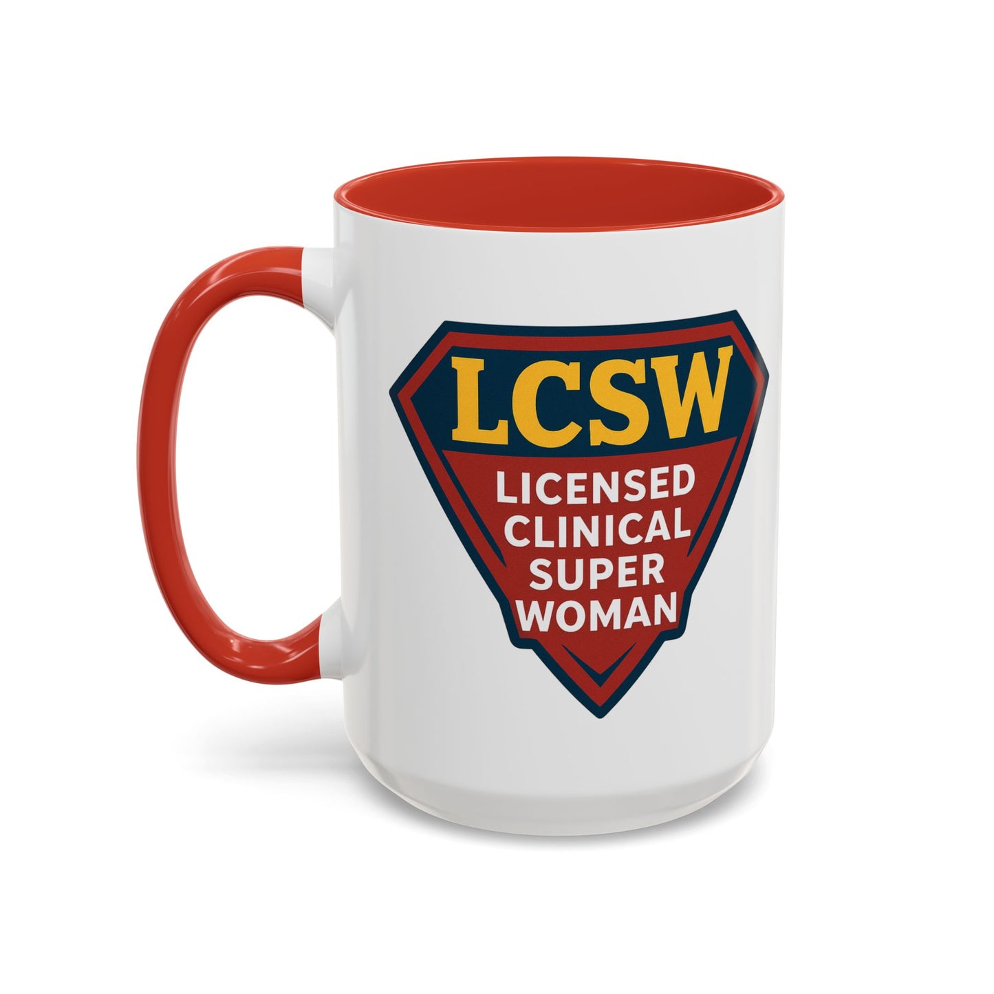 LCSW & School Social Worker Coffee Mug – Fueled by Coffee & Chaos (Various Colors)