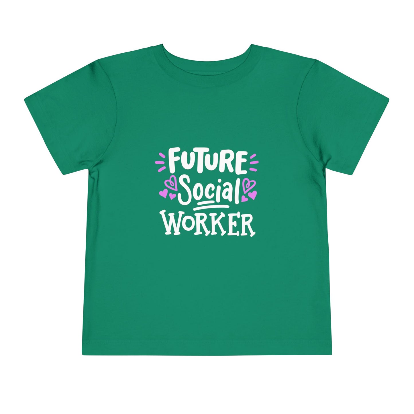 Toddler Tee — “Future Social Worker” Short Sleeve Shirt