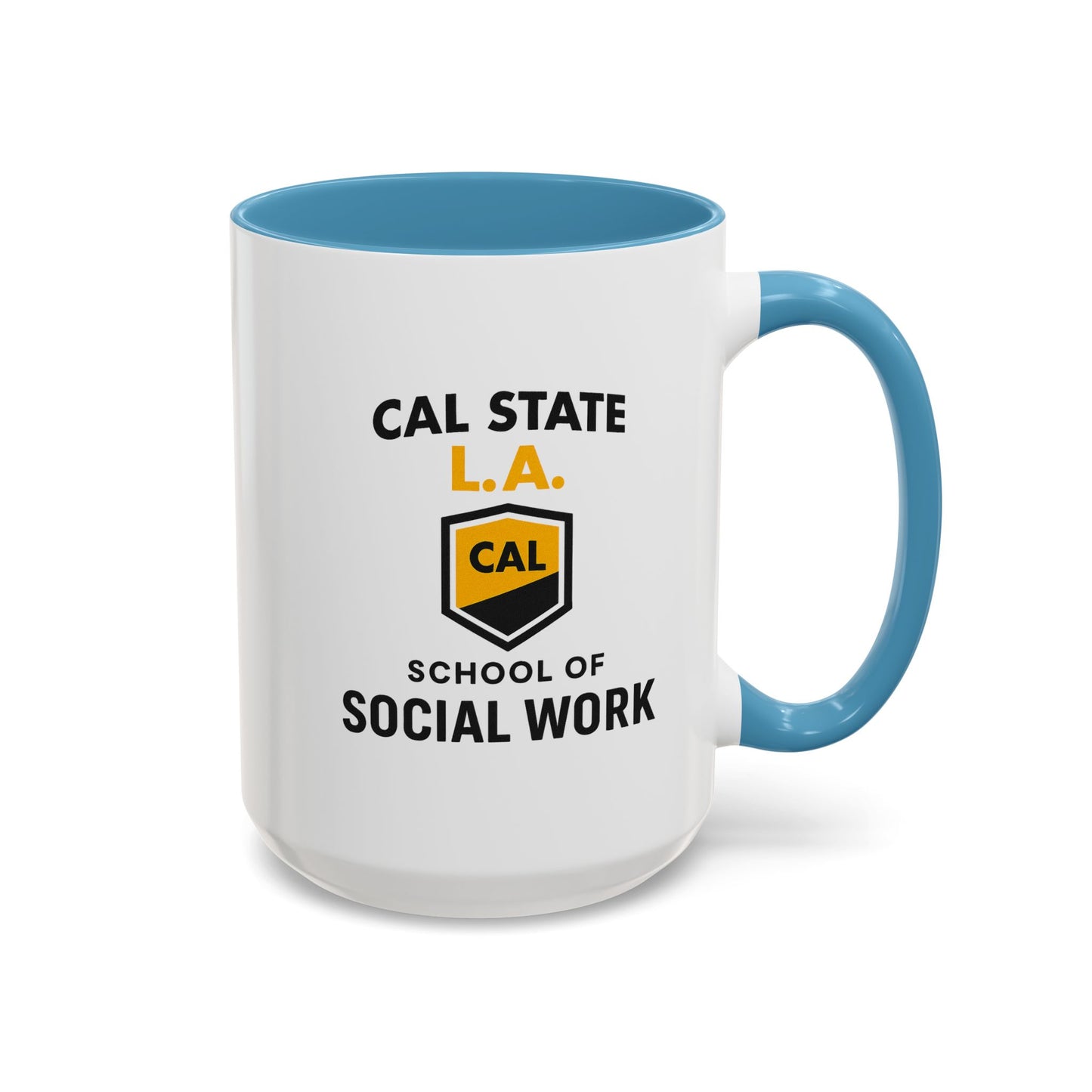 CSULA. - School of Social Work -Accent Mug - 15oz