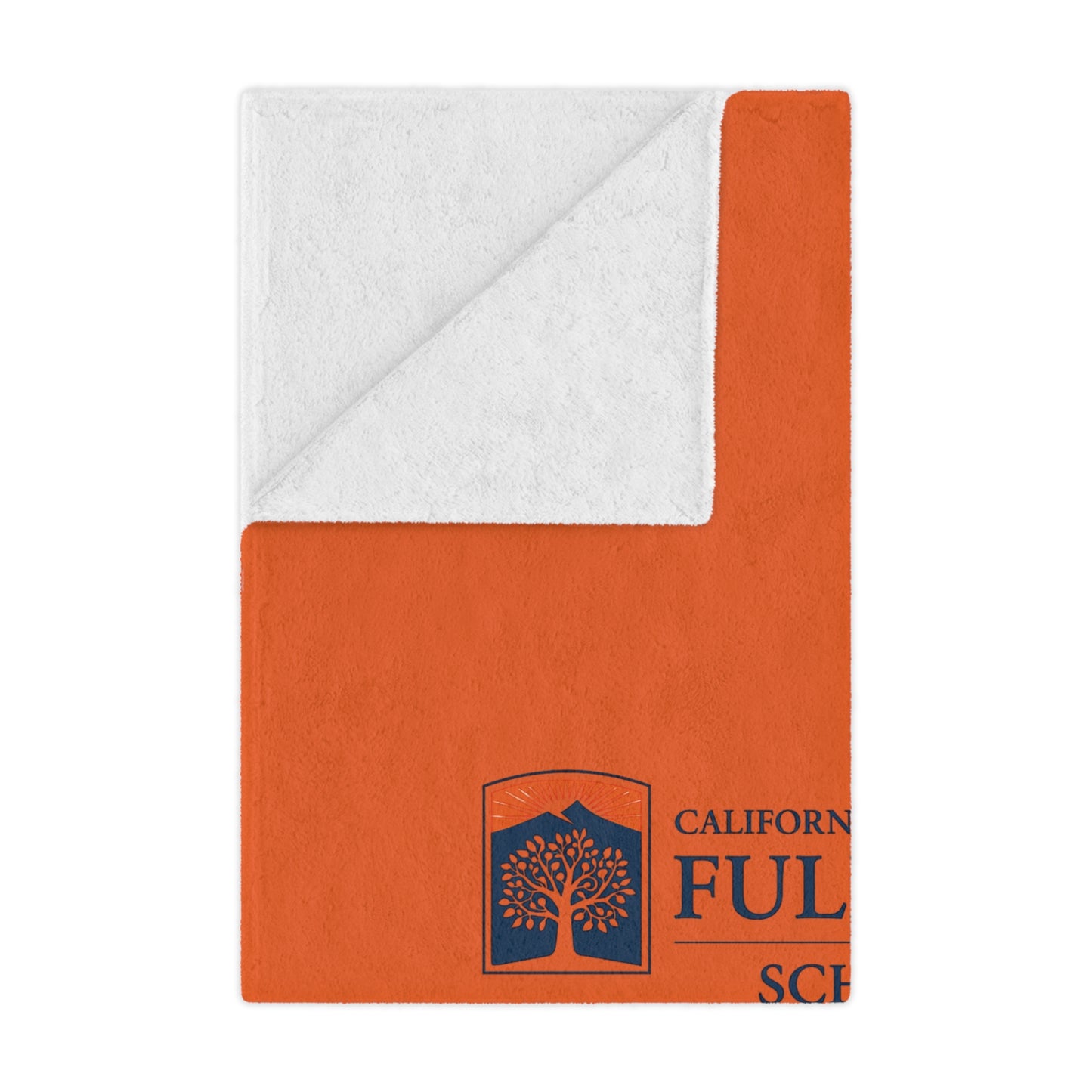 CSU Fullerton - School of Social Work Mini Blanket - Great for your office chair or your couch at home!