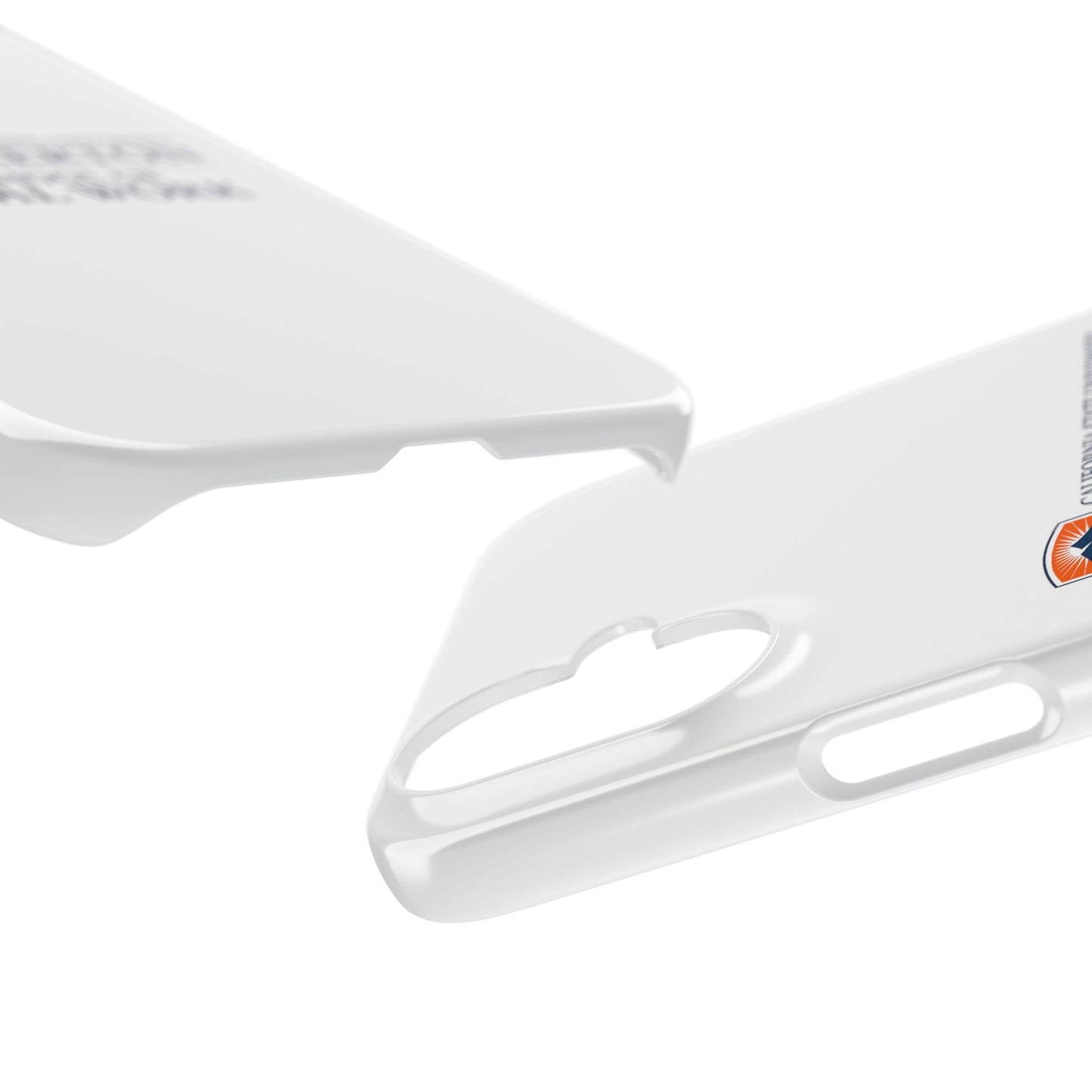 Cal State Fullerton University - Slim I-Phone Case - School of Social Work (White)