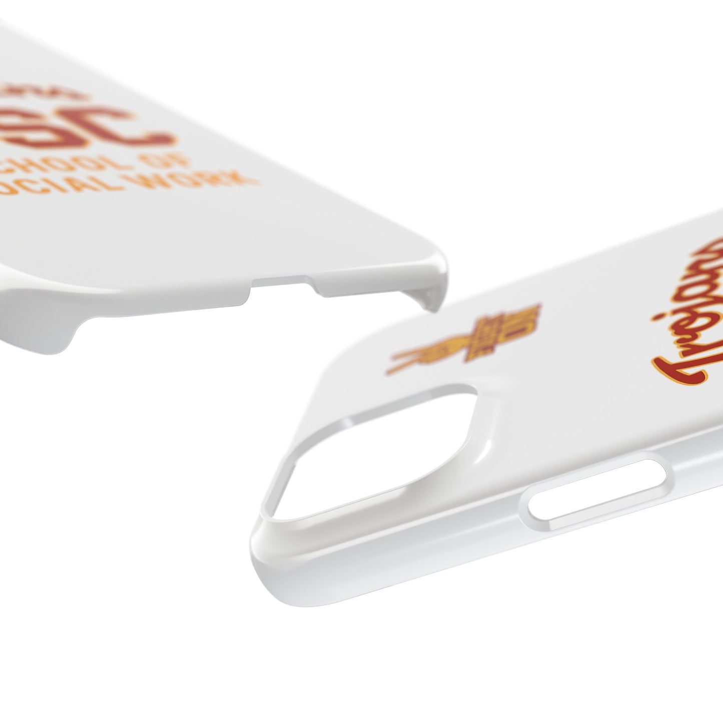 USC Trojans Slim I-Phone Case - School of Social Work (White)