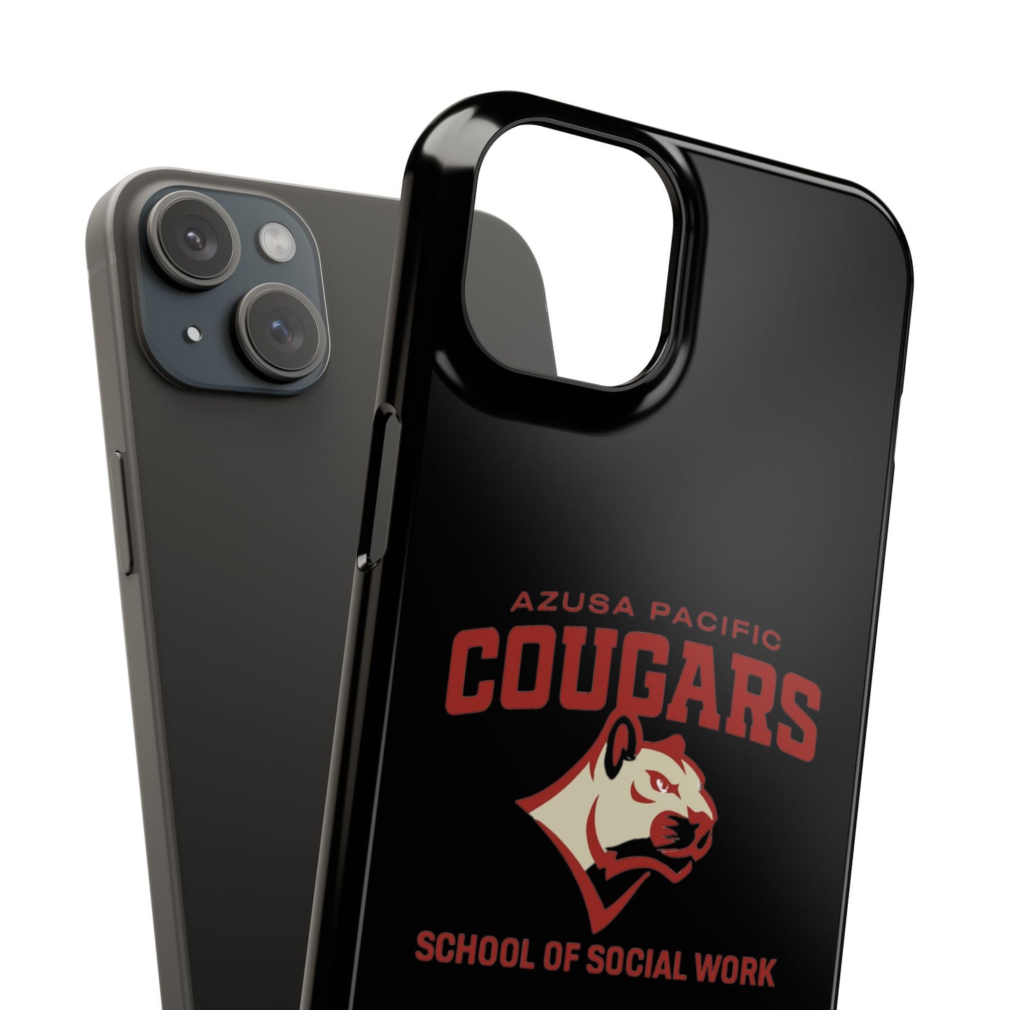 Azuza Pacific University - Slim I-Phone Case - School of Social Work (Black)