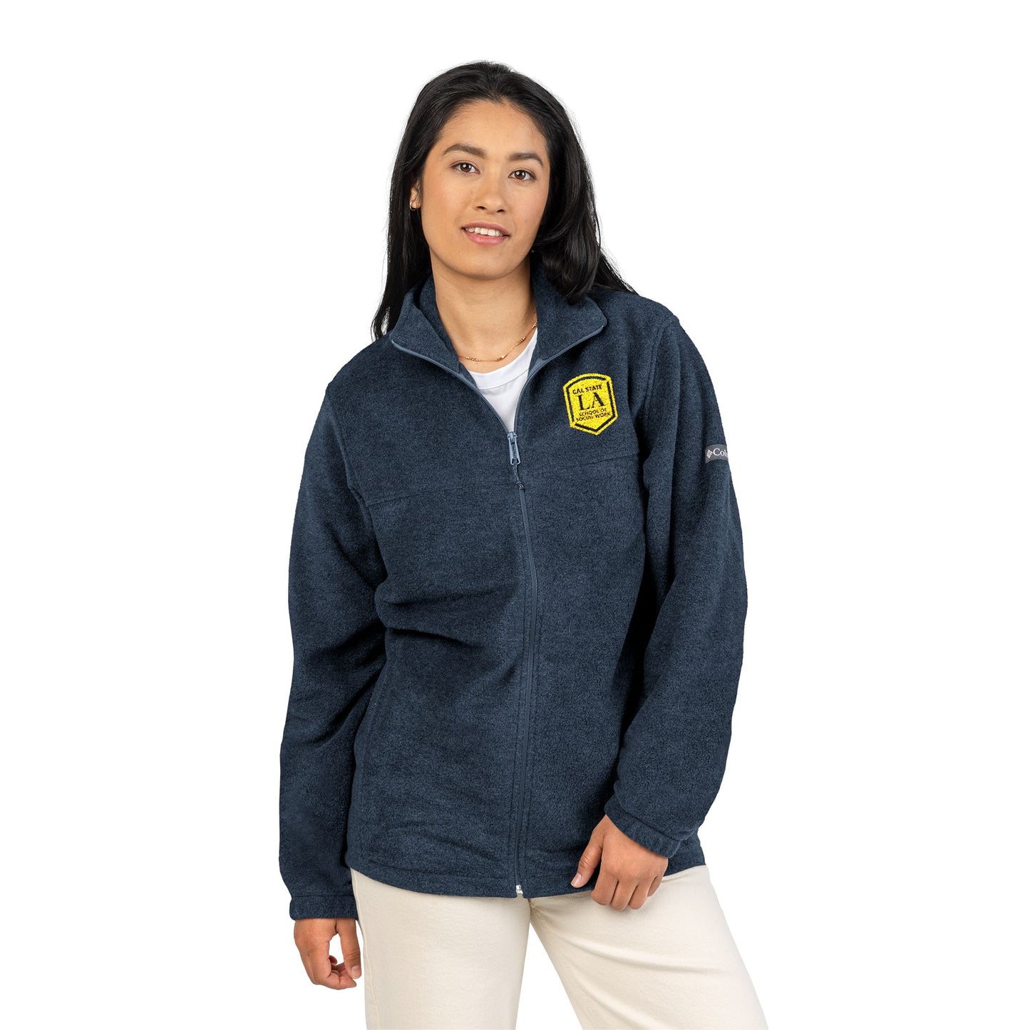 Cal State LA- School of Social Work -Embroidered Unisex Columbia Fleece Jacket - Cozy & Stylish Outdoor Wear