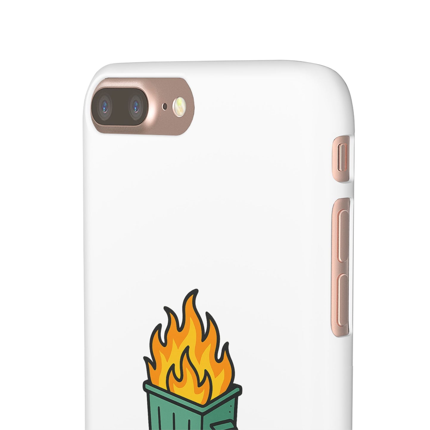 Phone Case — "I'm Fine, It's Fine" Dumpster Fire Design