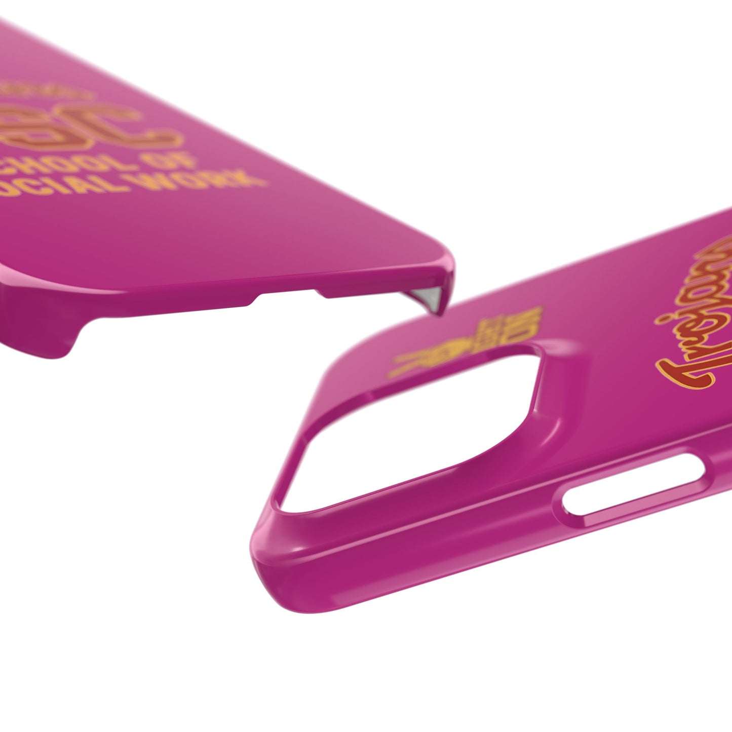 USC Trojans Slim I-Phone Case - School of Social Work (Pink)