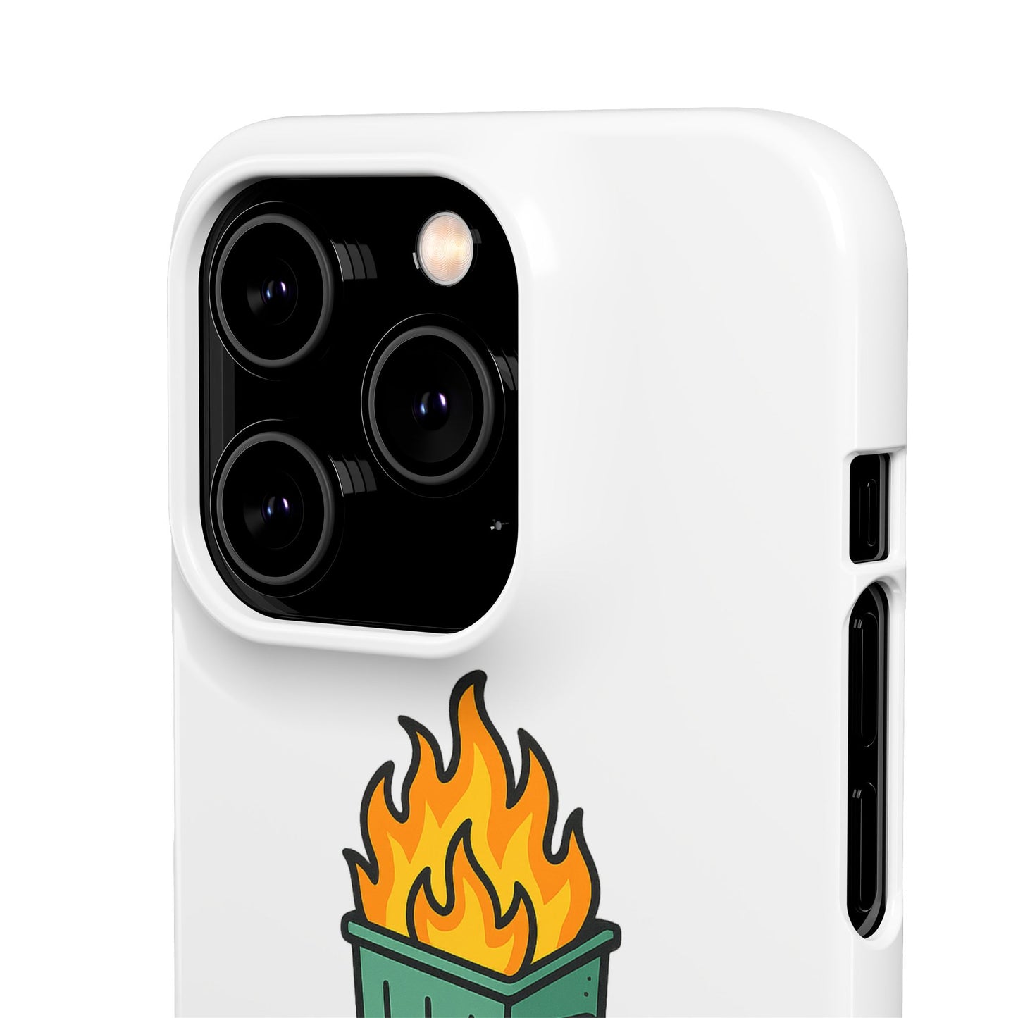 Phone Case — "I'm Fine, It's Fine" Dumpster Fire Design