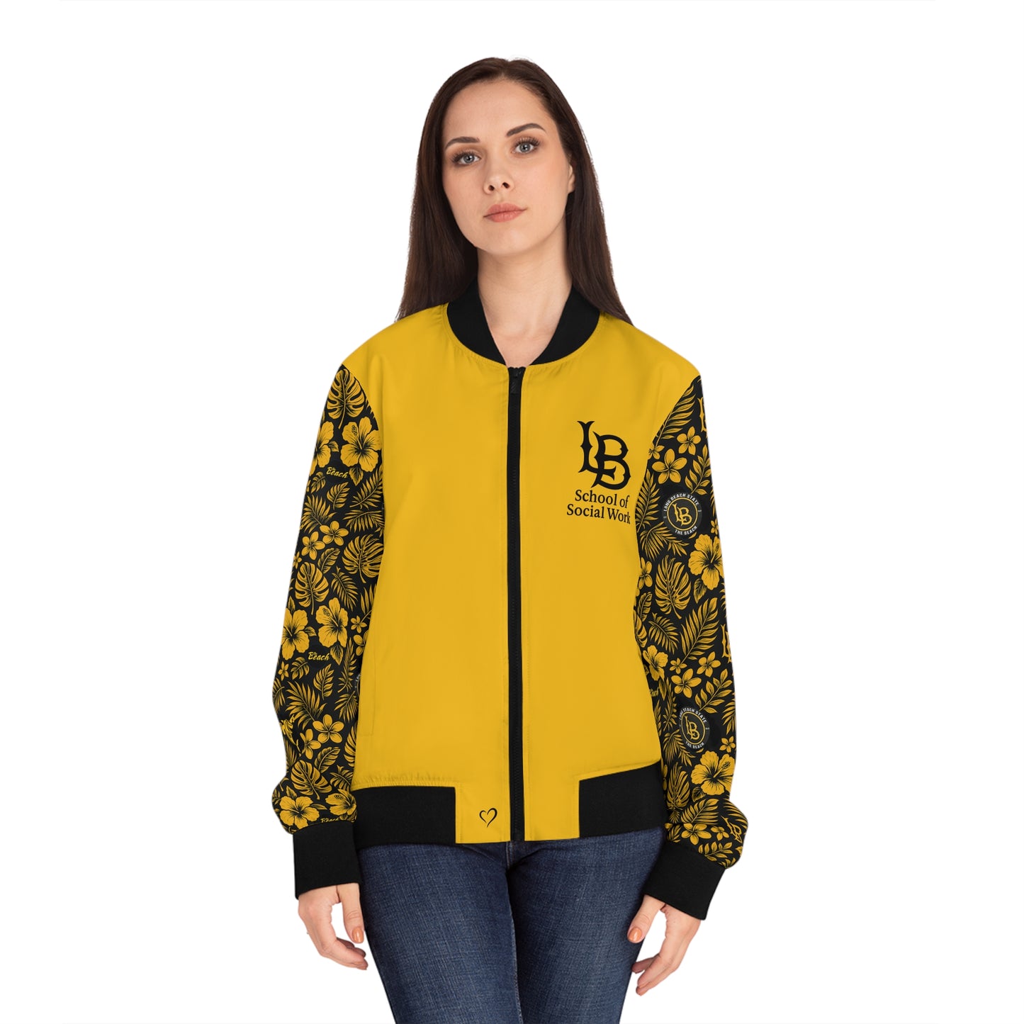 Long Beach School of Social Work - Hawaiian Bomber Jacket