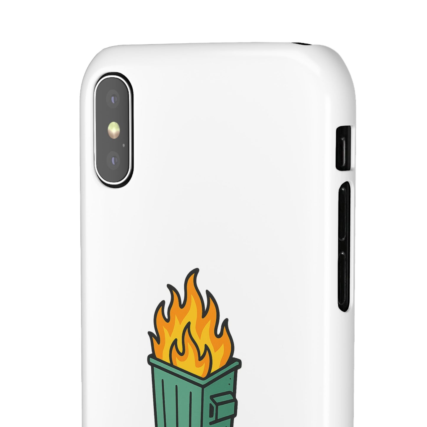 Phone Case — "I'm Fine, It's Fine" Dumpster Fire Design