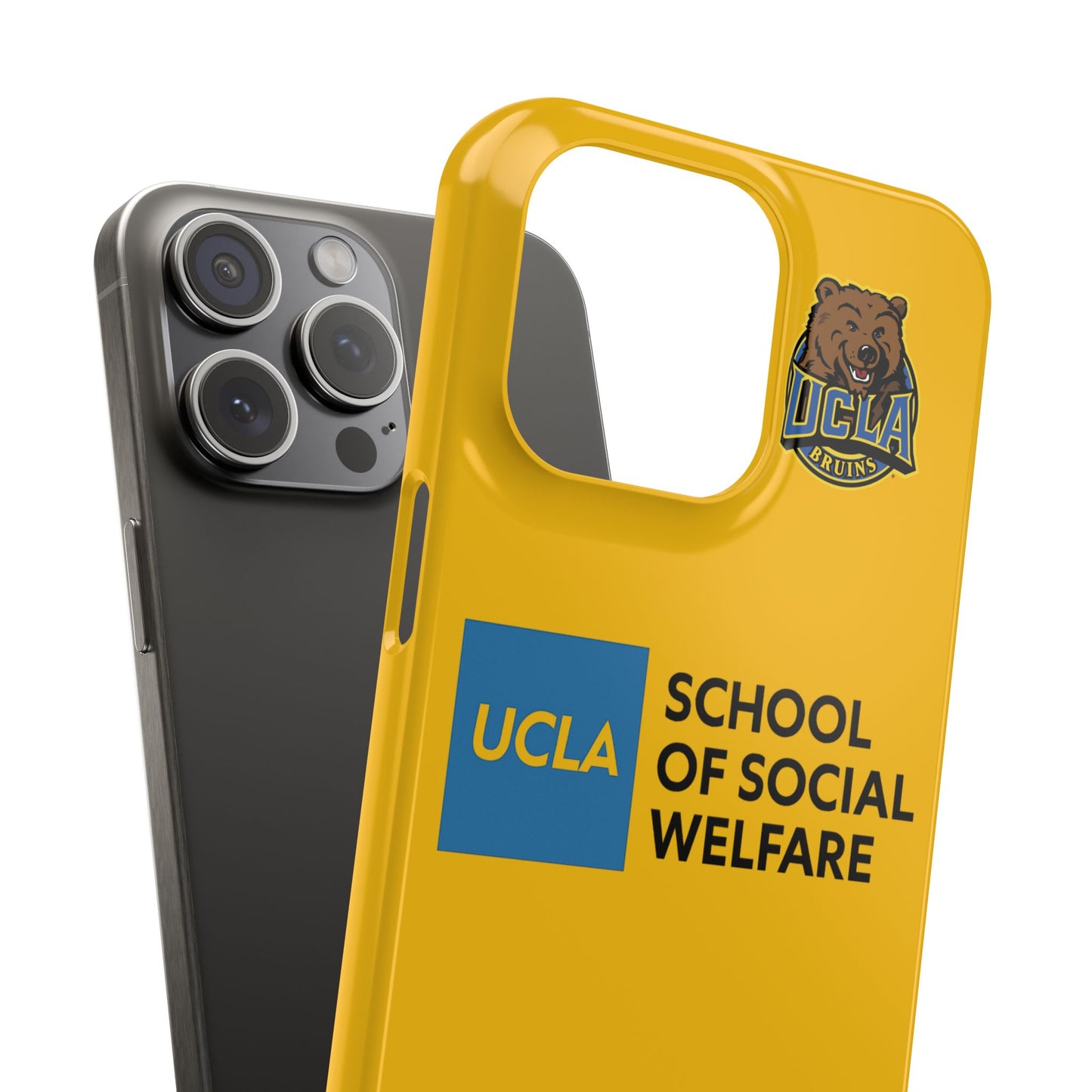 UCLA Slim I-Phone Case - School of Social Welfare (Yellow)