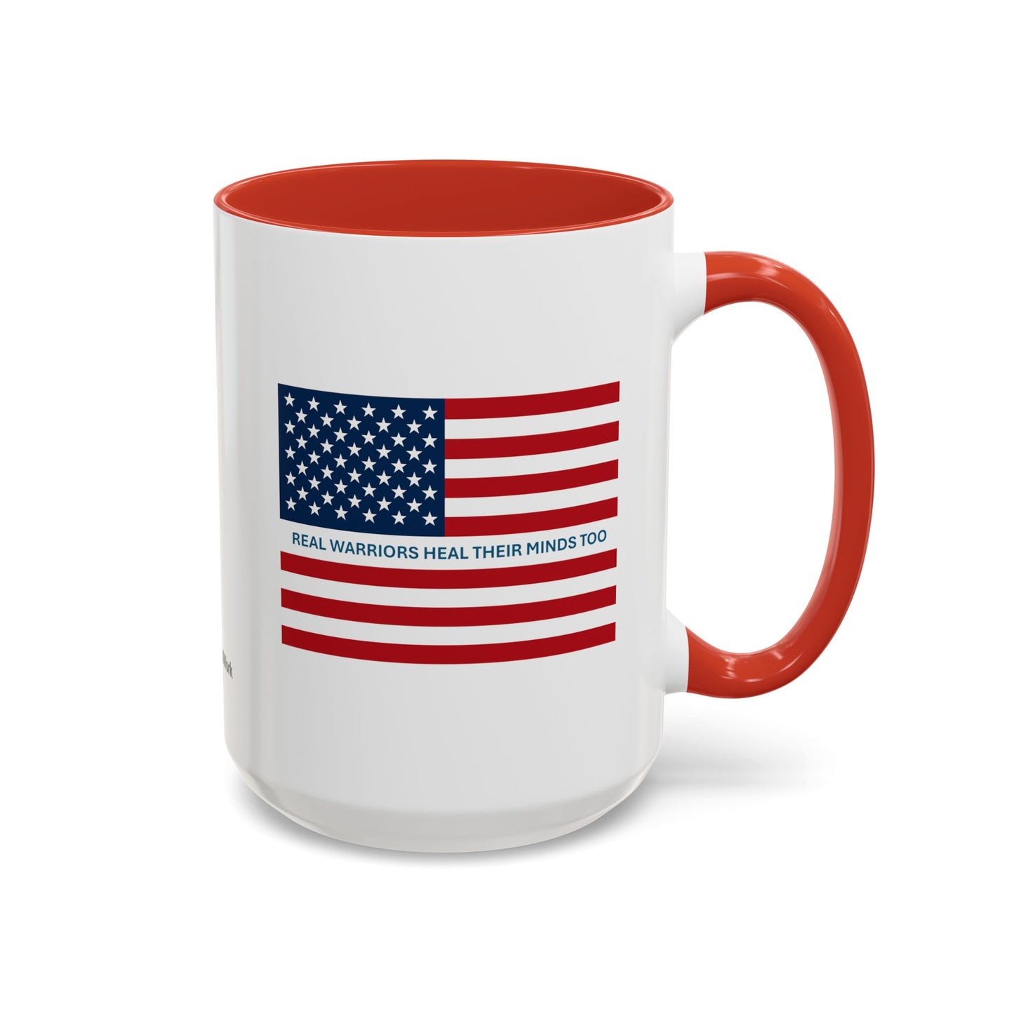 Military Social Work -Empowering Coffee Mug - "Real Warriors Heal Their Minds Too " - Perfect Gift for Advocates and Supporters