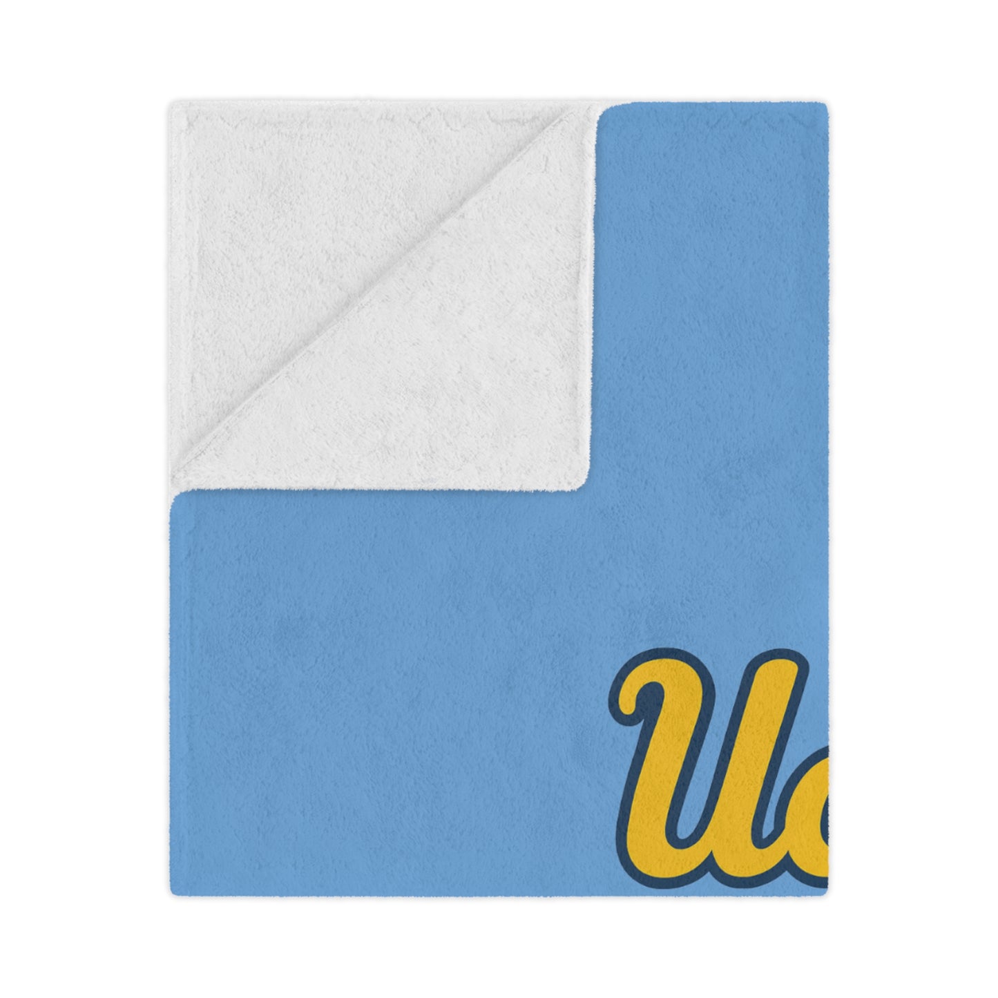 UCLA - School of Social Welfare Mini Blanket - Great for your office chair or your couch at home!