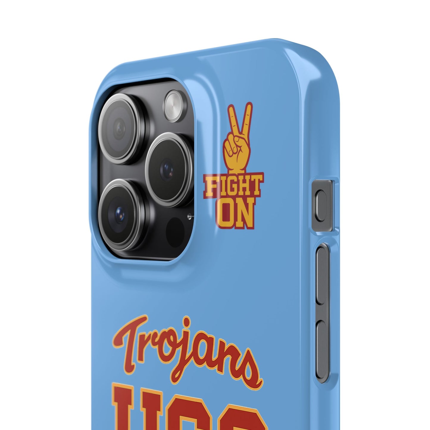 USC Trojans Slim I-Phone Case - School of Social Work (Light Blue)