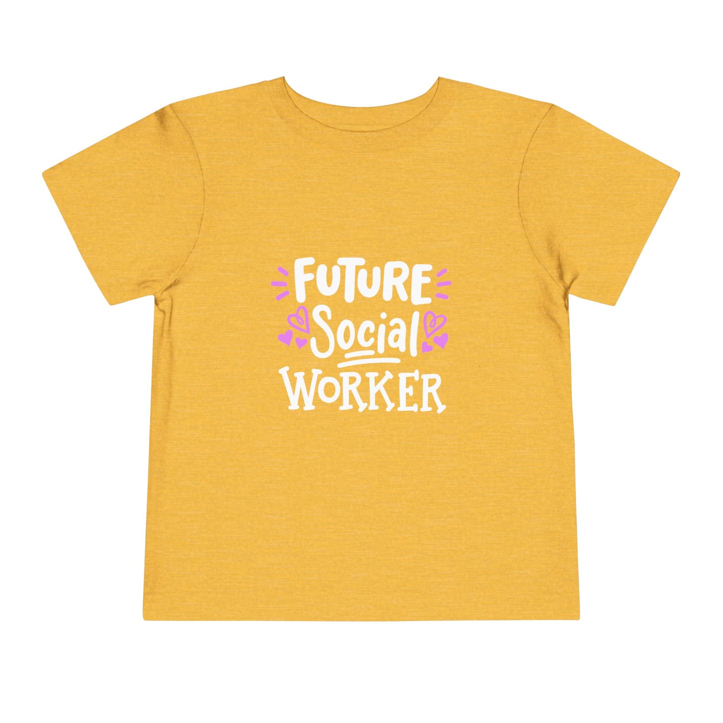 Toddler Tee — “Future Social Worker” Short Sleeve Shirt