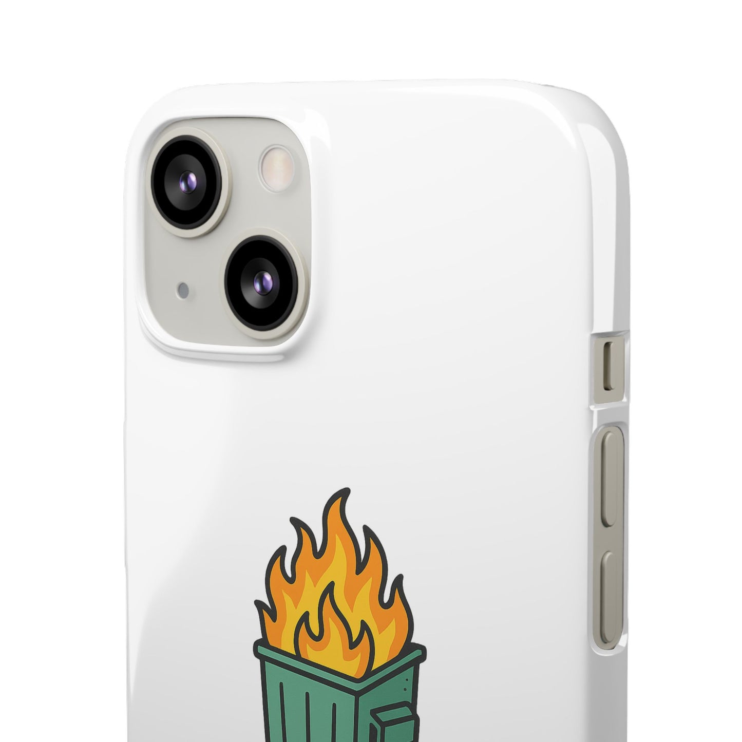 Phone Case — "I'm Fine, It's Fine" Dumpster Fire Design