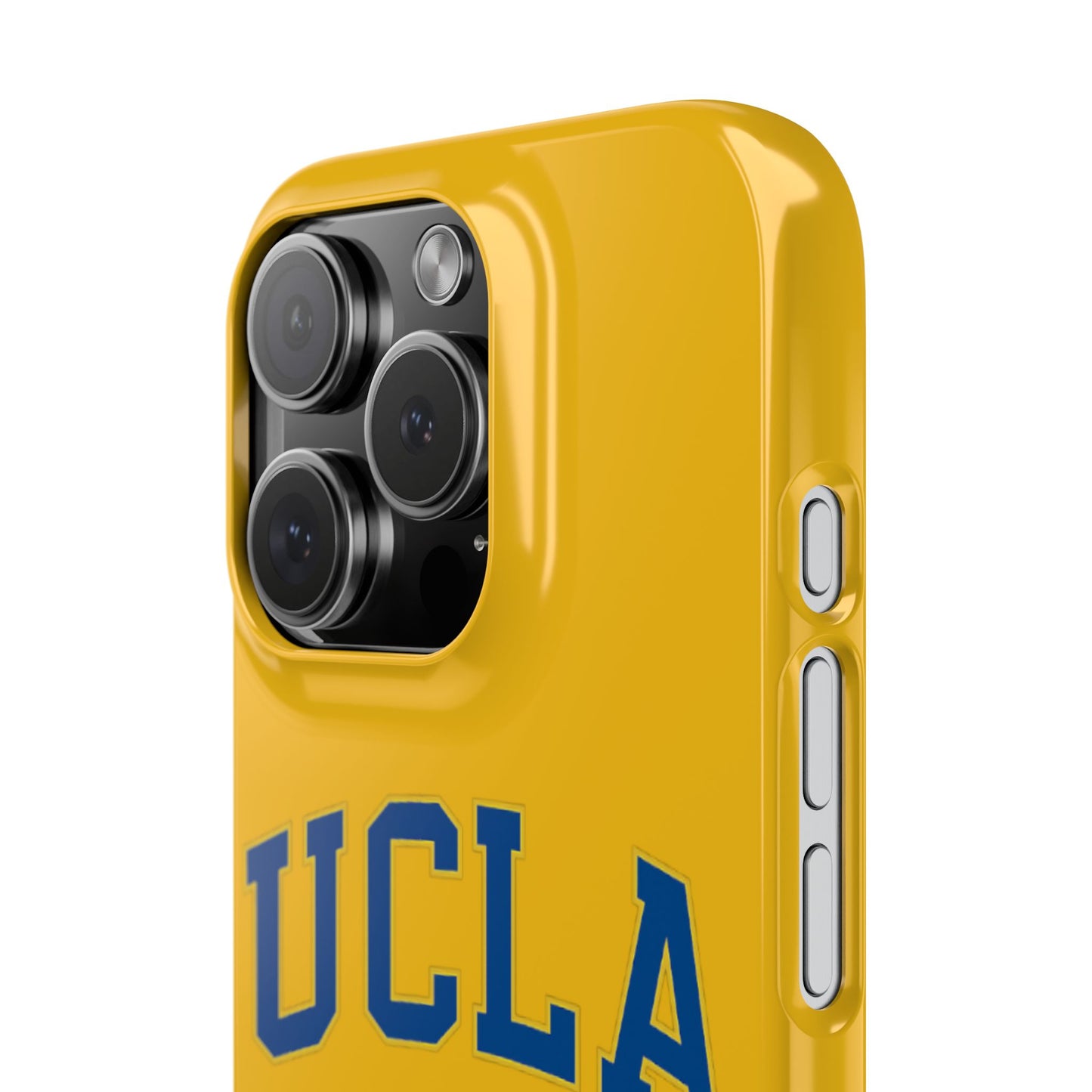 UCLA Slim I-Phone Case - School of Social Welfare-Text Logo (Yellow)