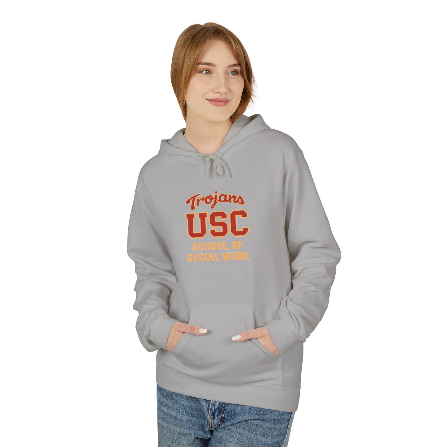 USC School of Social Work Unisex Softstyle Hoodie - Comfortable College Gear