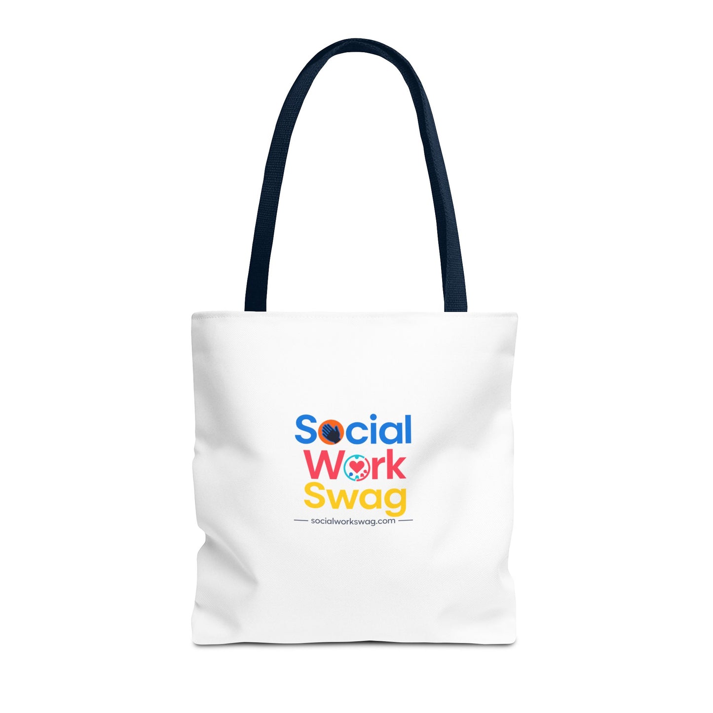 Social Work Swag Tote Bag — Colorful Social Worker Gift Tote