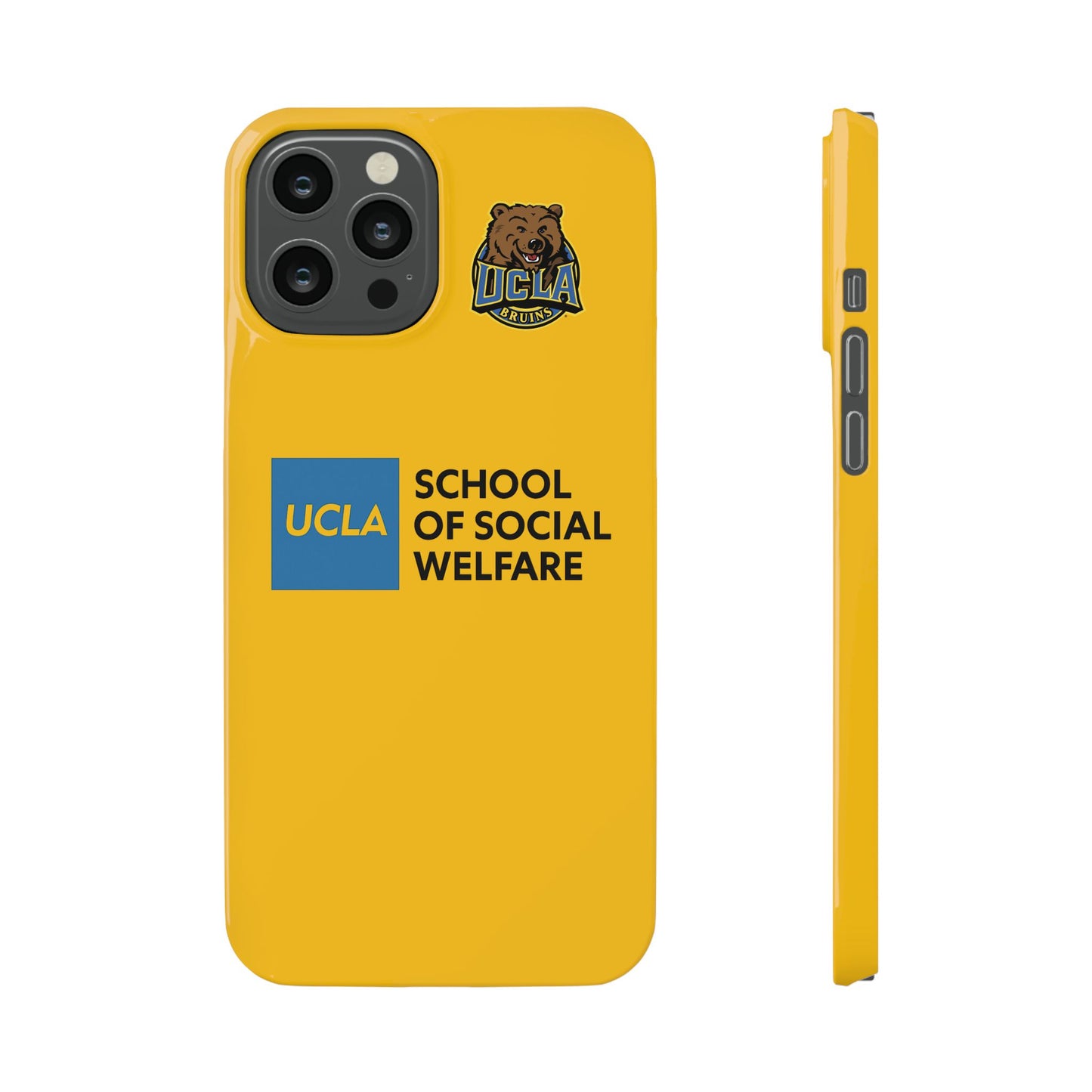 UCLA Slim I-Phone Case - School of Social Welfare (Yellow)