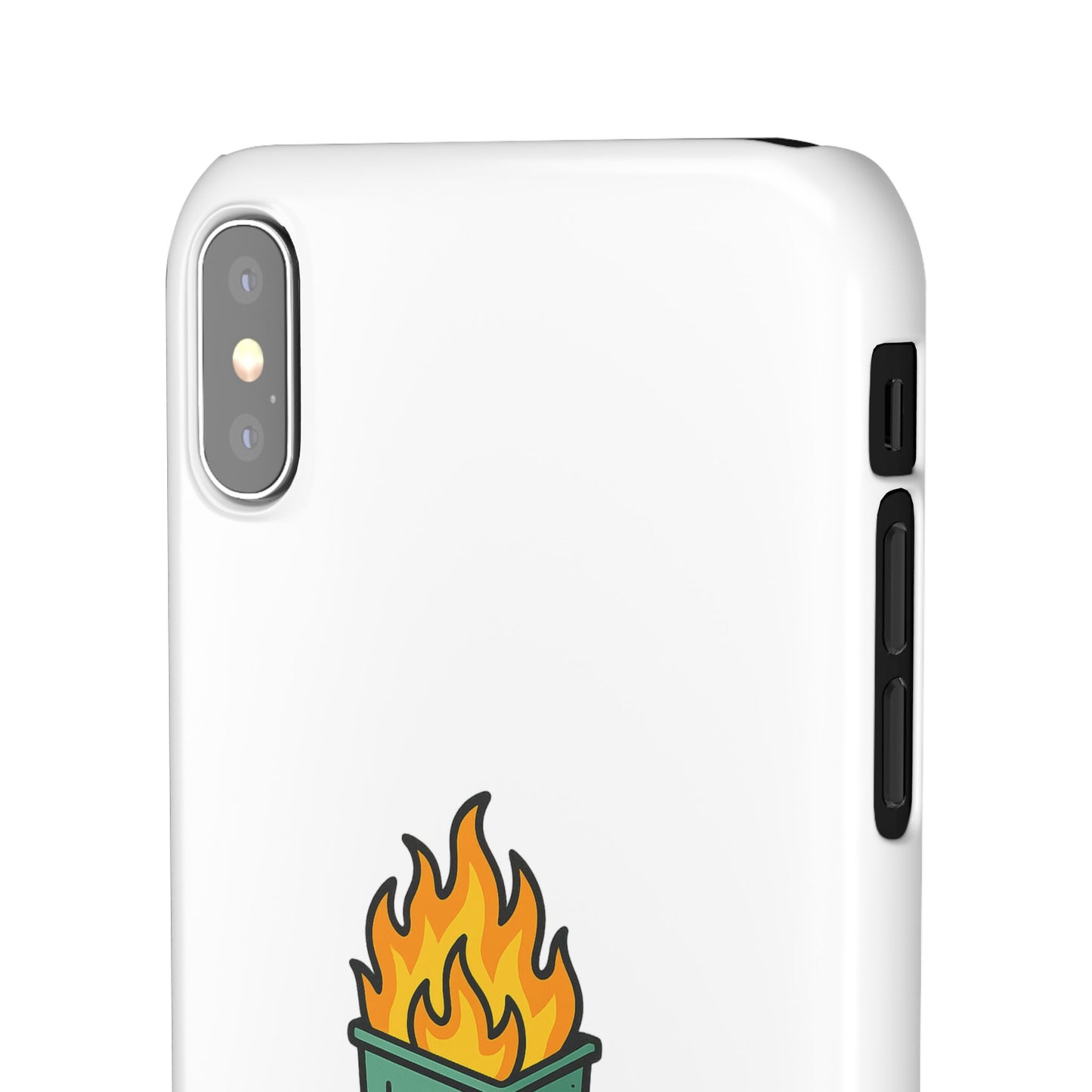 Phone Case — "I'm Fine, It's Fine" Dumpster Fire Design