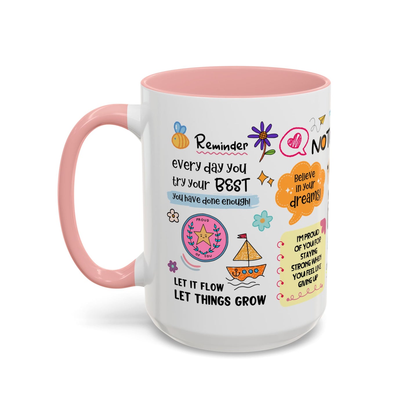 Note to Self Inspirational Coffee Mug — Motivational Quotes 15oz - Social Worker