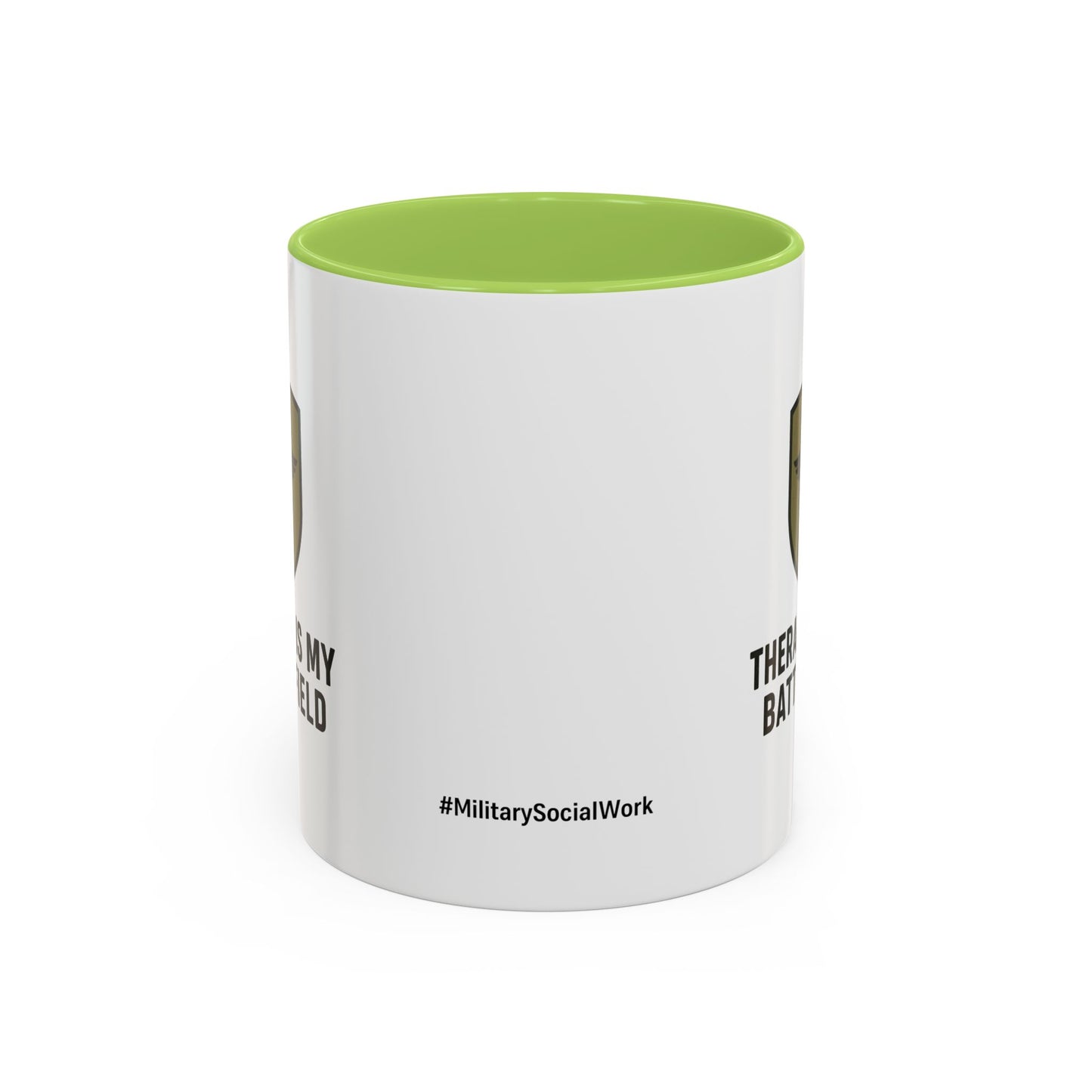 Military Social Work -Empowering Coffee Mug - "Therapy is My Battlefield" - Perfect Gift for Advocates and Supporters