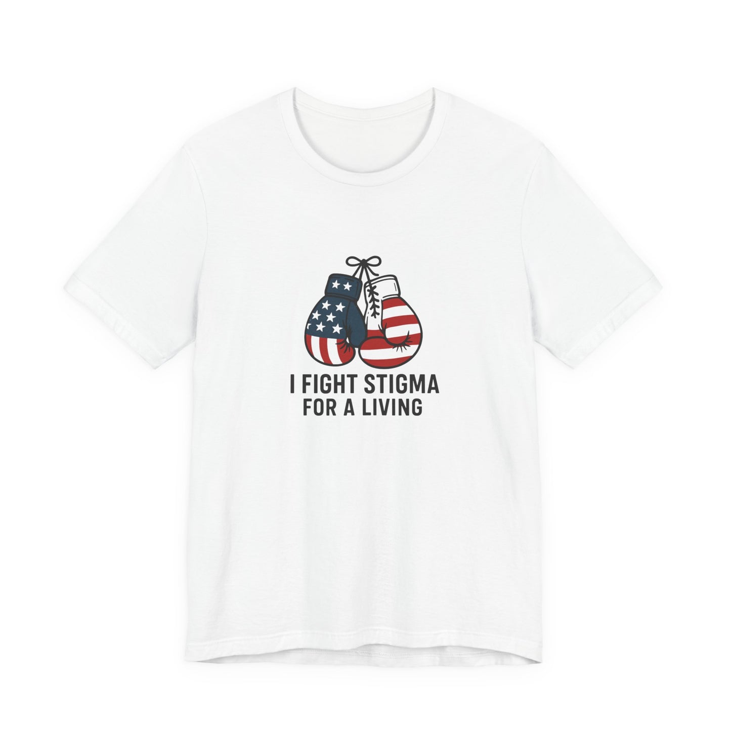 Military Social Work - I Fight Stigma Unisex Jersey Tee