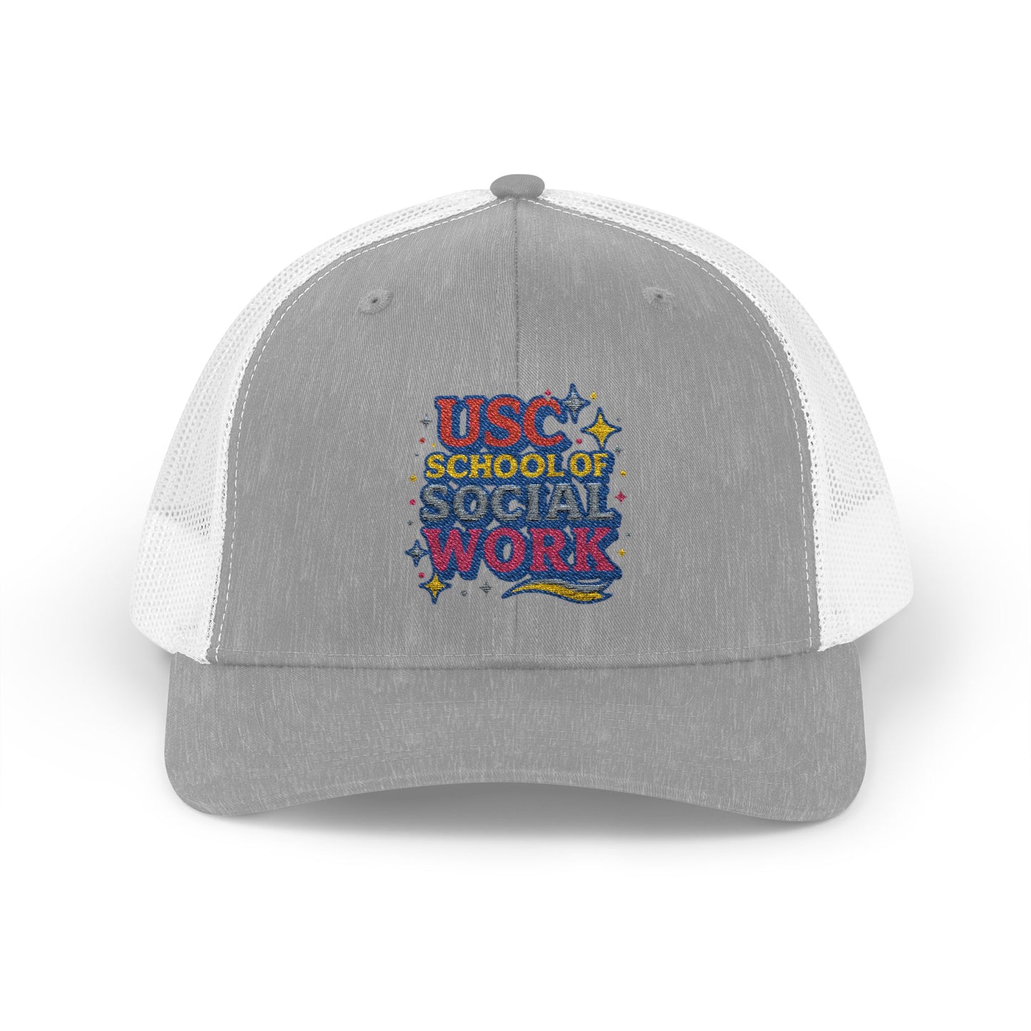 USC School of Social Work Glitter Logo Snapback Trucker Cap
