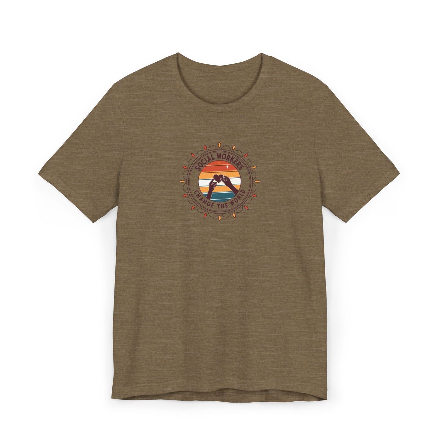 T-Shirt — Soul Worker Retro Sunset Graphic (Find Your Way) - Social Worker