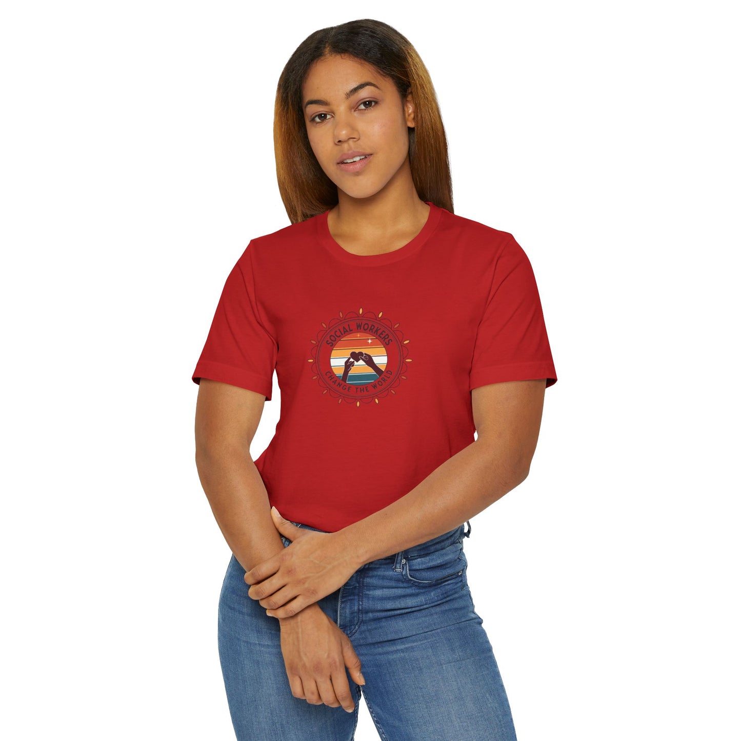 T-Shirt — Soul Worker Retro Sunset Graphic (Find Your Way) - Social Worker